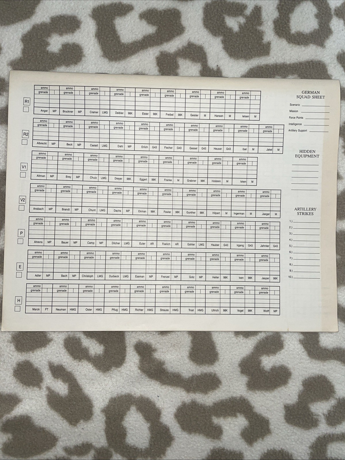 West End Games. 1987. Soldiers. Man-To-Man Combat In WWll. Punched. VGC.