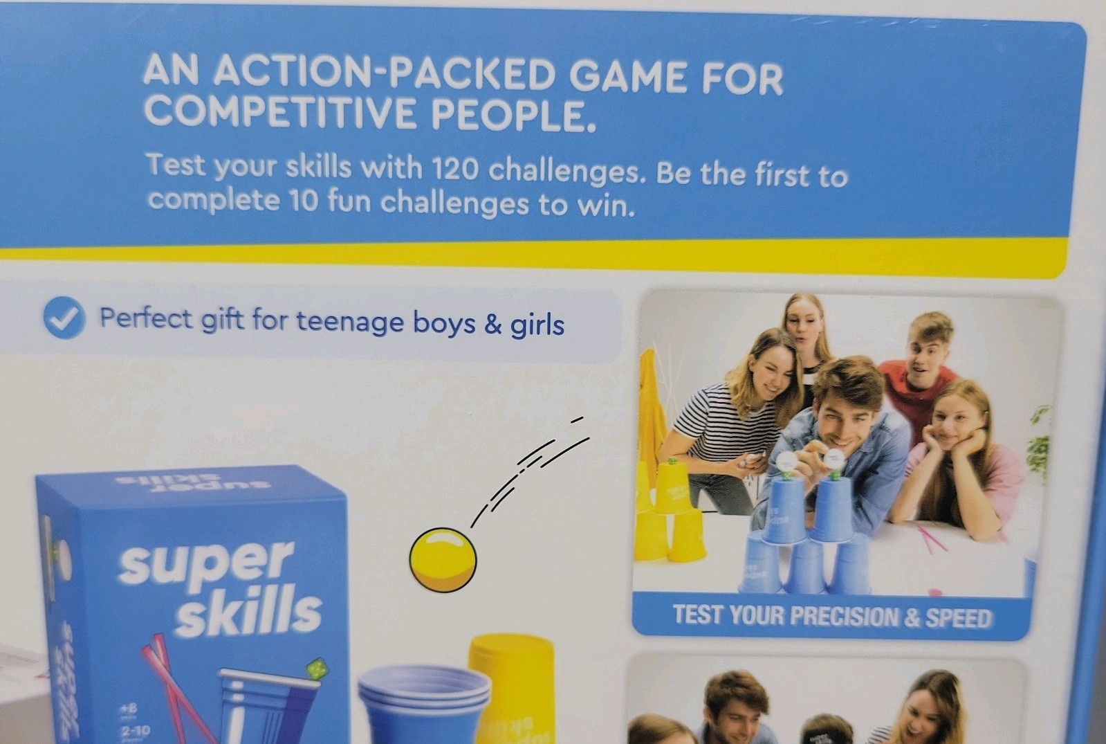 Super Skills Action Packed Game for Competitive People BRAND NEW SEALED BOX