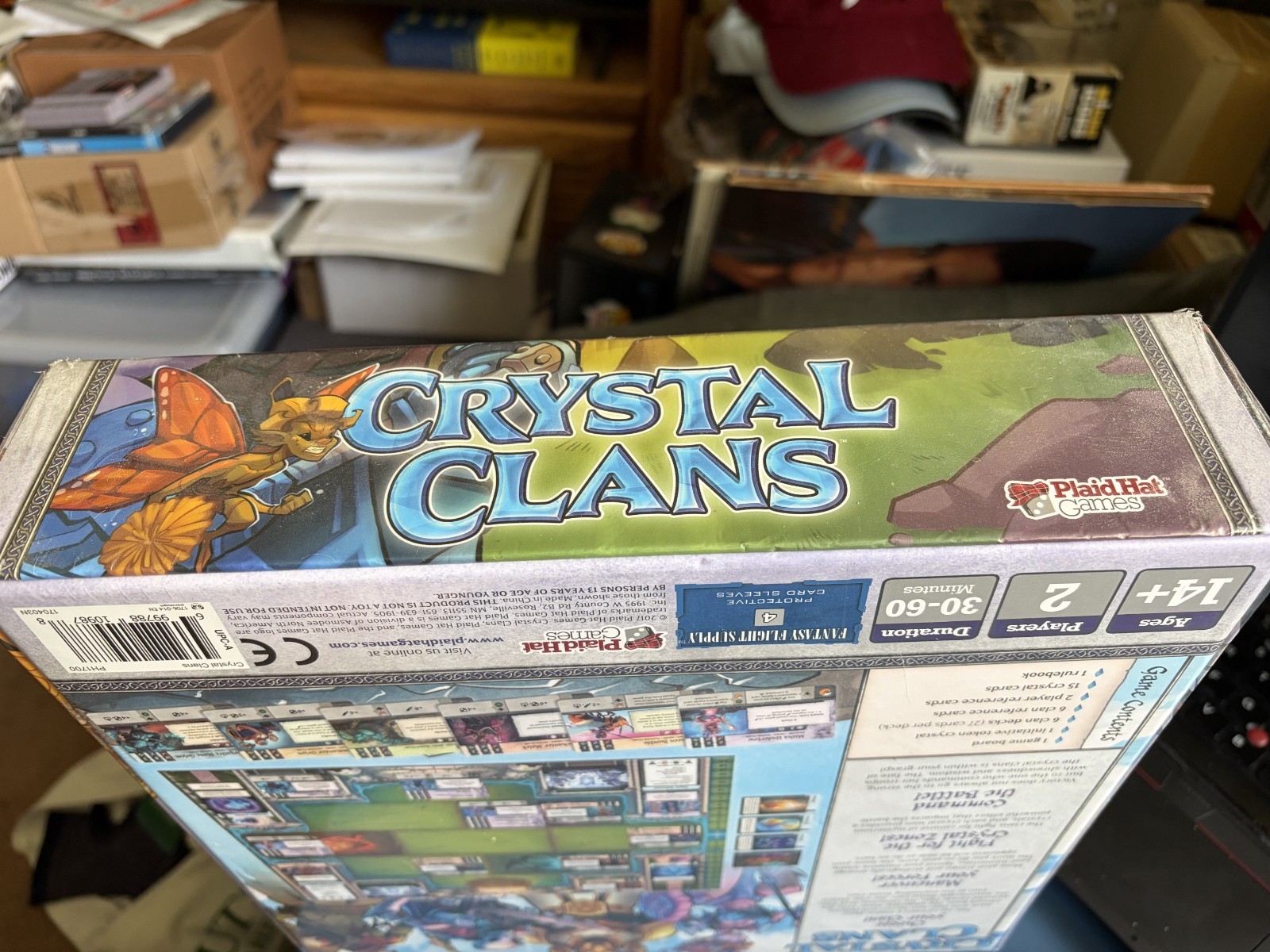 Crystal Clans Board Game – Plaid Hat Games – Mint Condition – Factory Sealed