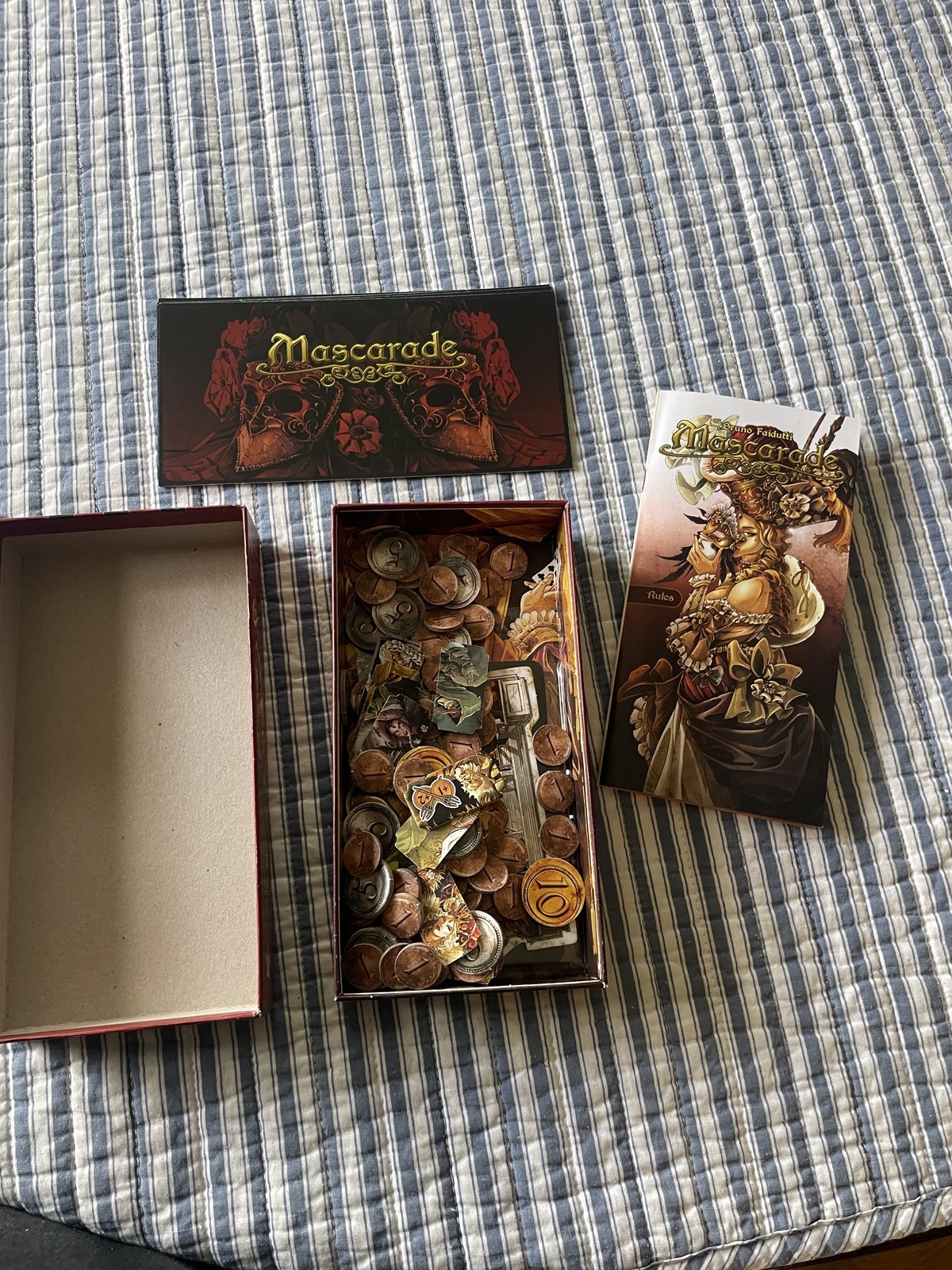 Mascarade Board Game by Bruno Faidutti Repos Production Bluffing Card Game 2-13