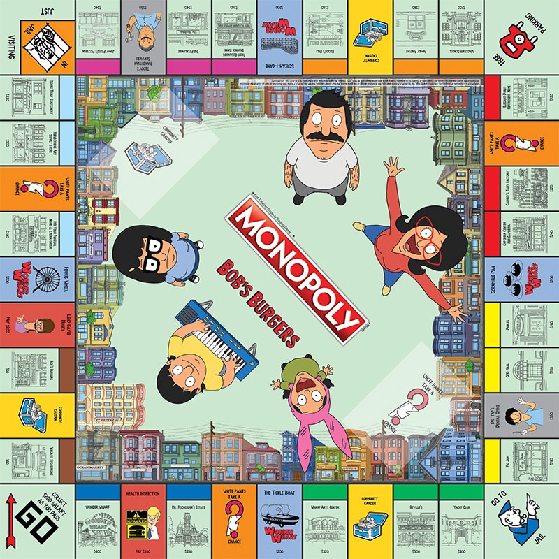 USAopoly Hasbro Monopoly Bob’s Burgers Edition Board Game NEW