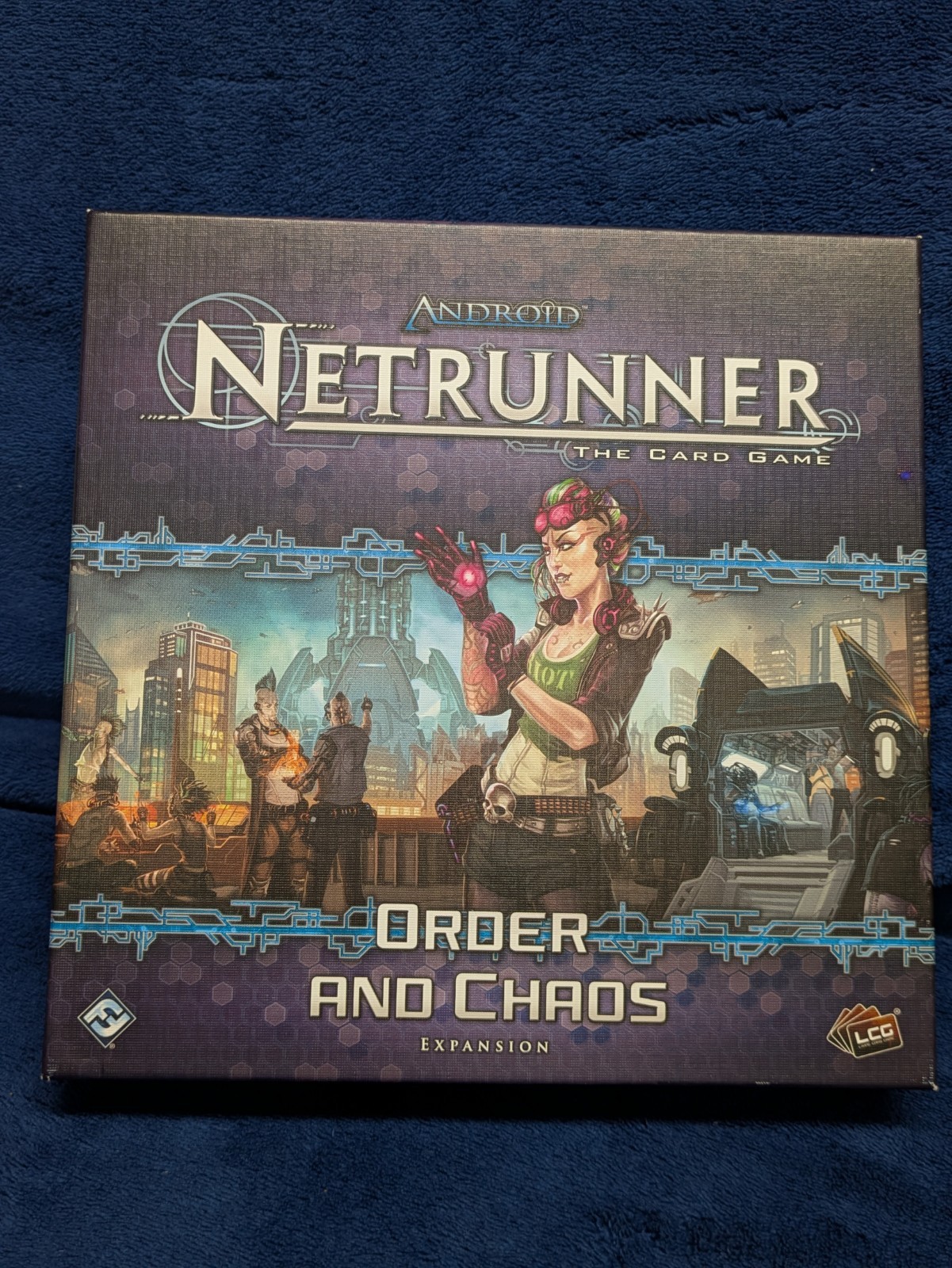 FFG Android Netrunner LCG Order & Chaos Deluxe Expansion in Box -MISSING 1 CARD