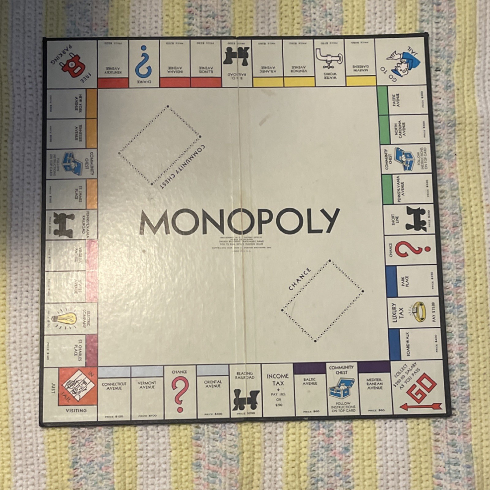 Parker Brothers Monopoly Popular Edition Vintage Finance Board Game 8-11 Years