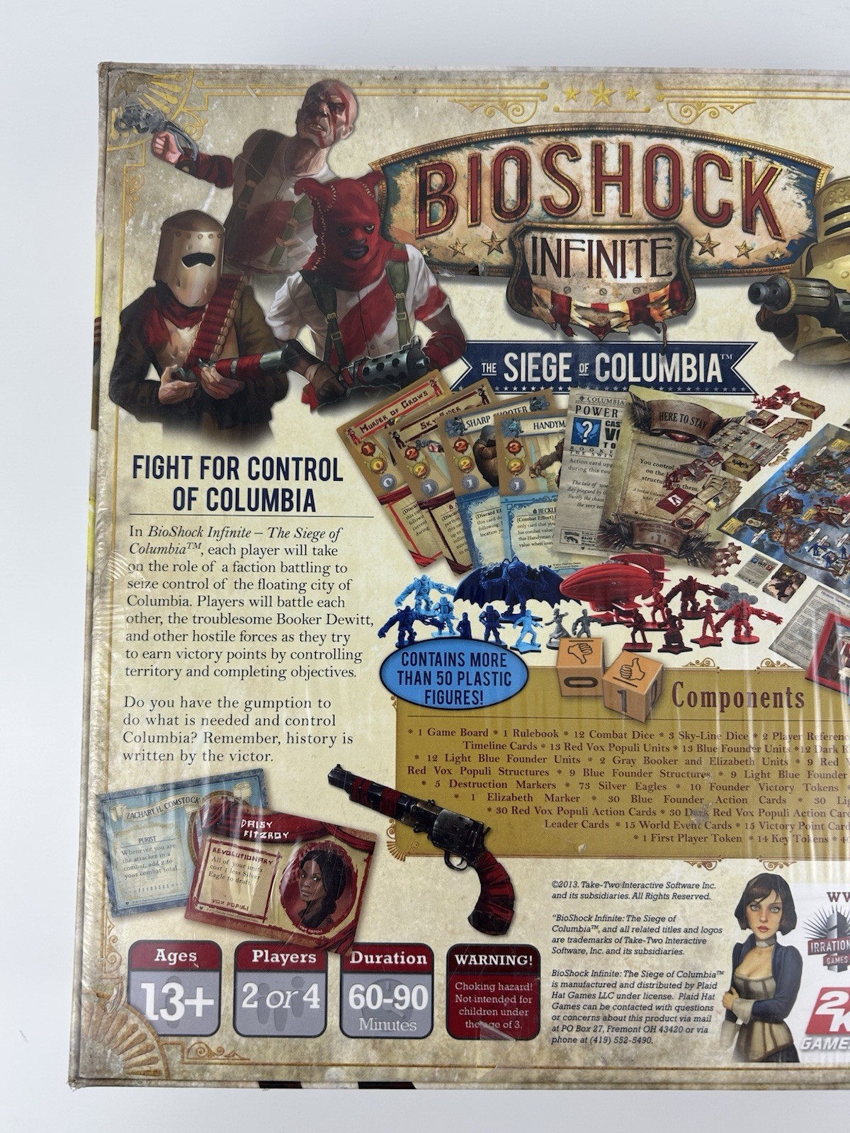 BioShock Infinite: The Siege of Columbia Board Game – BRAND NEW Plaid Hat Games