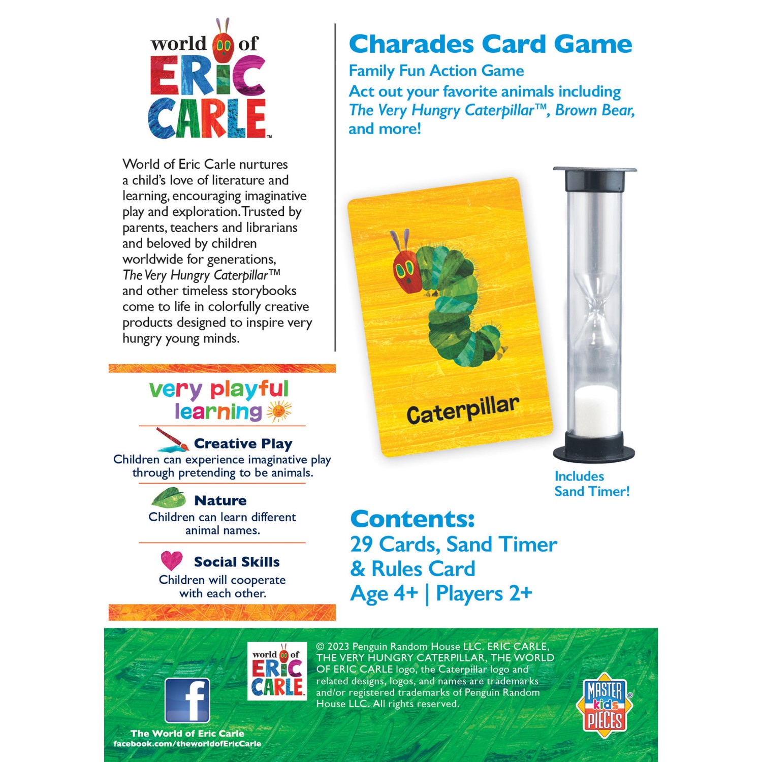 MasterPieces – World of Eric Carle Charades Travel Card Game