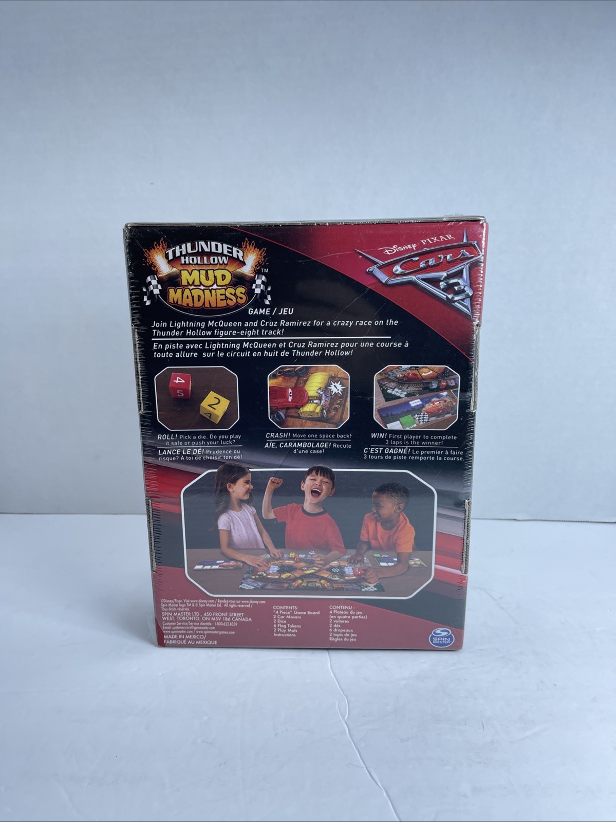 NEW Disney Pixar Cars 3 Thunder Hollow Mud Madness Game 2 Players Age 5+
