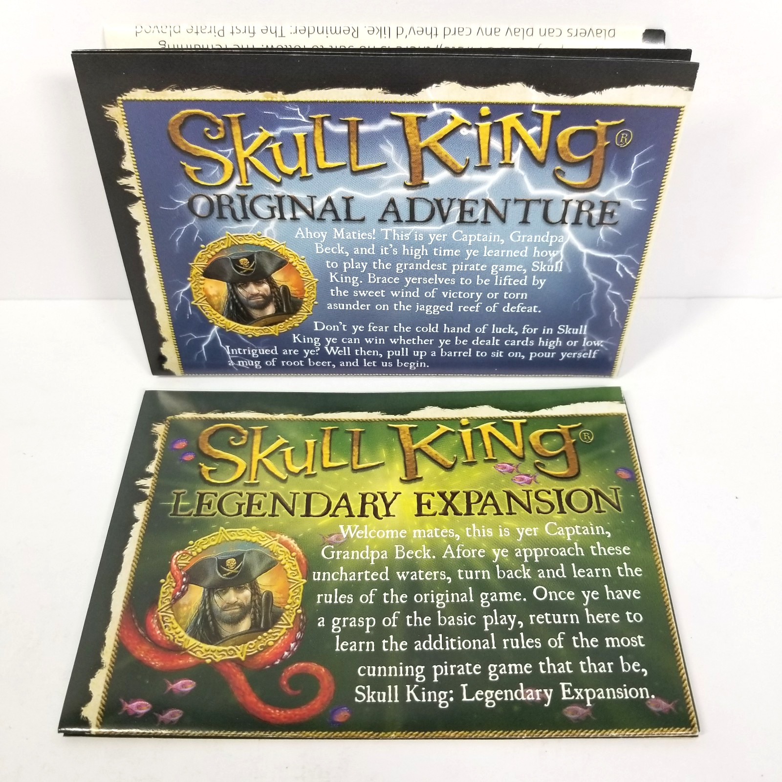 Grandpa Beck’s Games SKULL KING Card Game with Legendary Expansion 100% Complete
