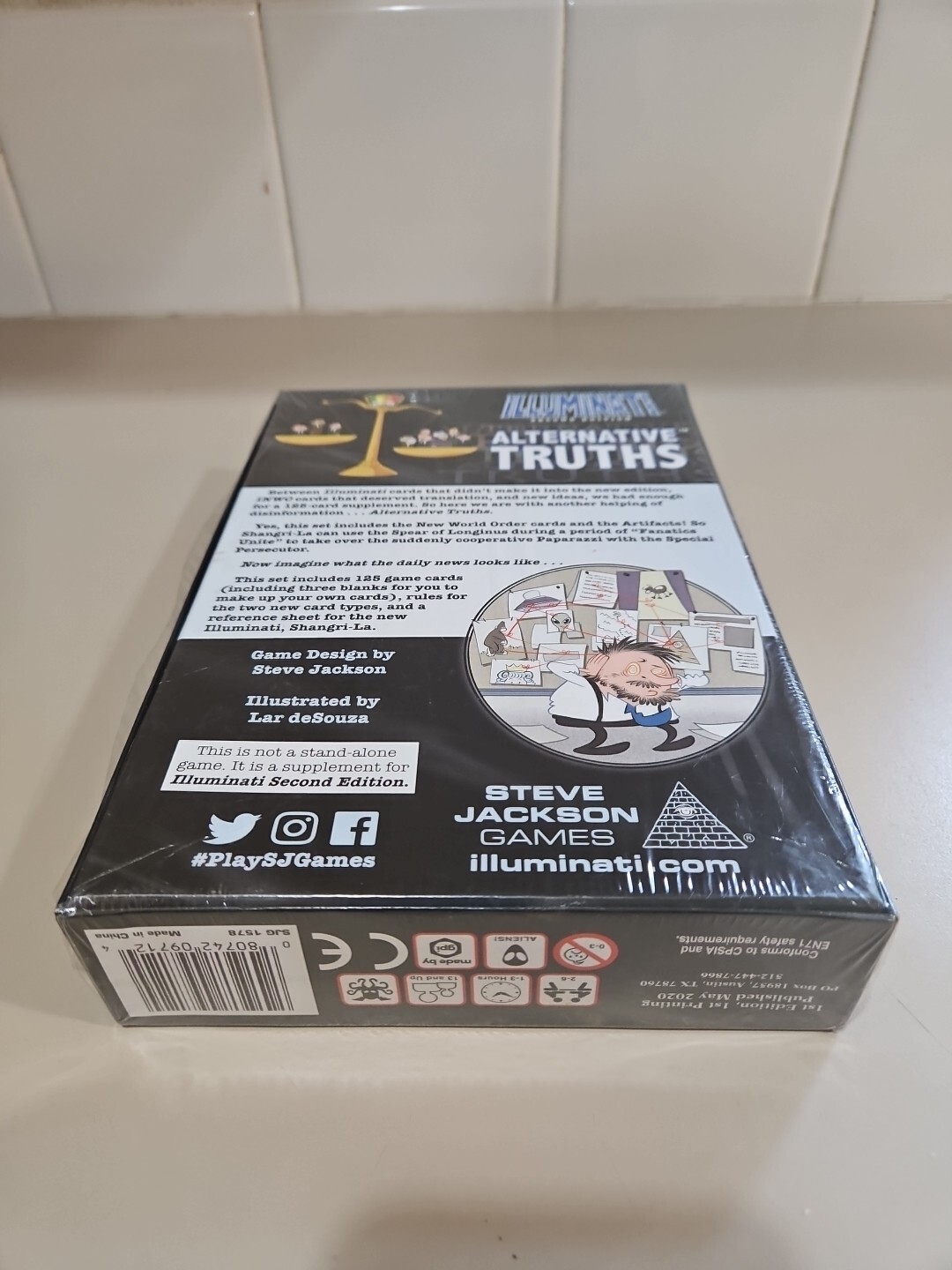 Alternative Truths EXPANSION Illuminati 2nd Edition Steve Jackson Games SJG 1578