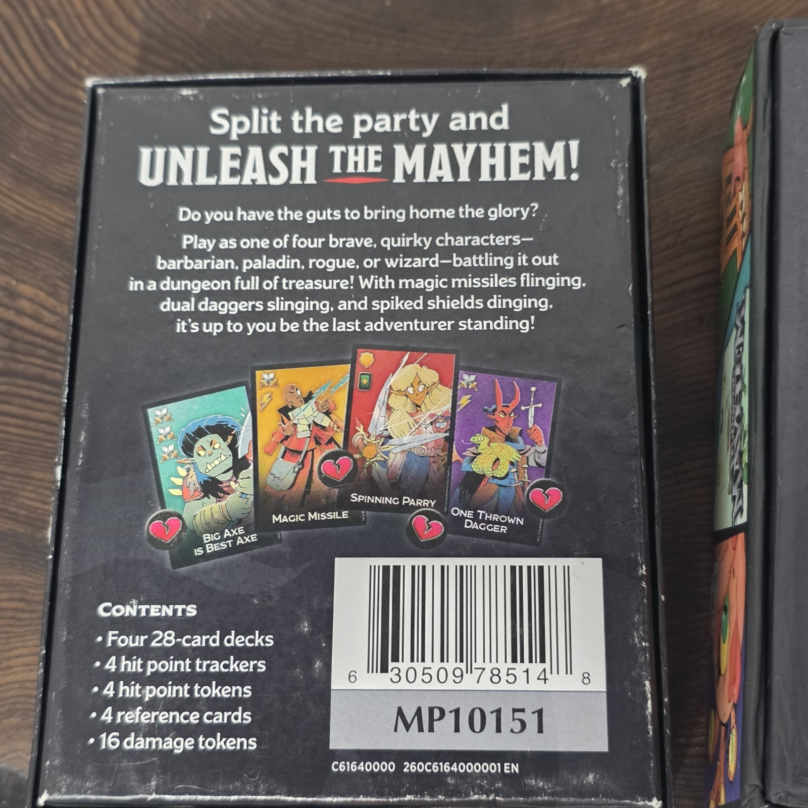 Dungeons & Dragons Dungeon Mayhem + Monster Madness Card Game Bundle