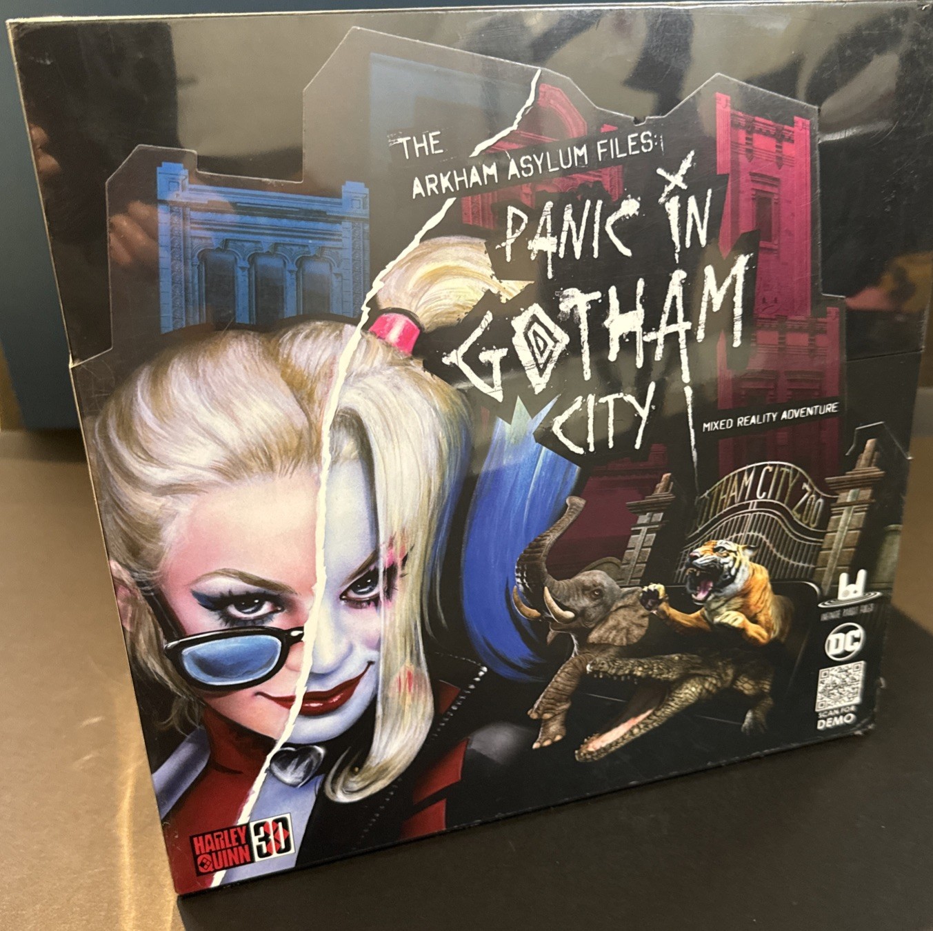 NEW Arkham Asylum Files Panic In Gotham City AR Board Game Sealed Batman