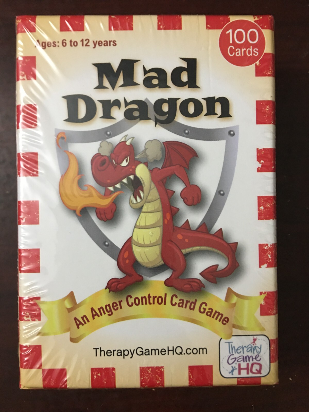 Mad Dragon Anger Anxiety Trigger Control Card Game Child Therapy 6 to 12 years