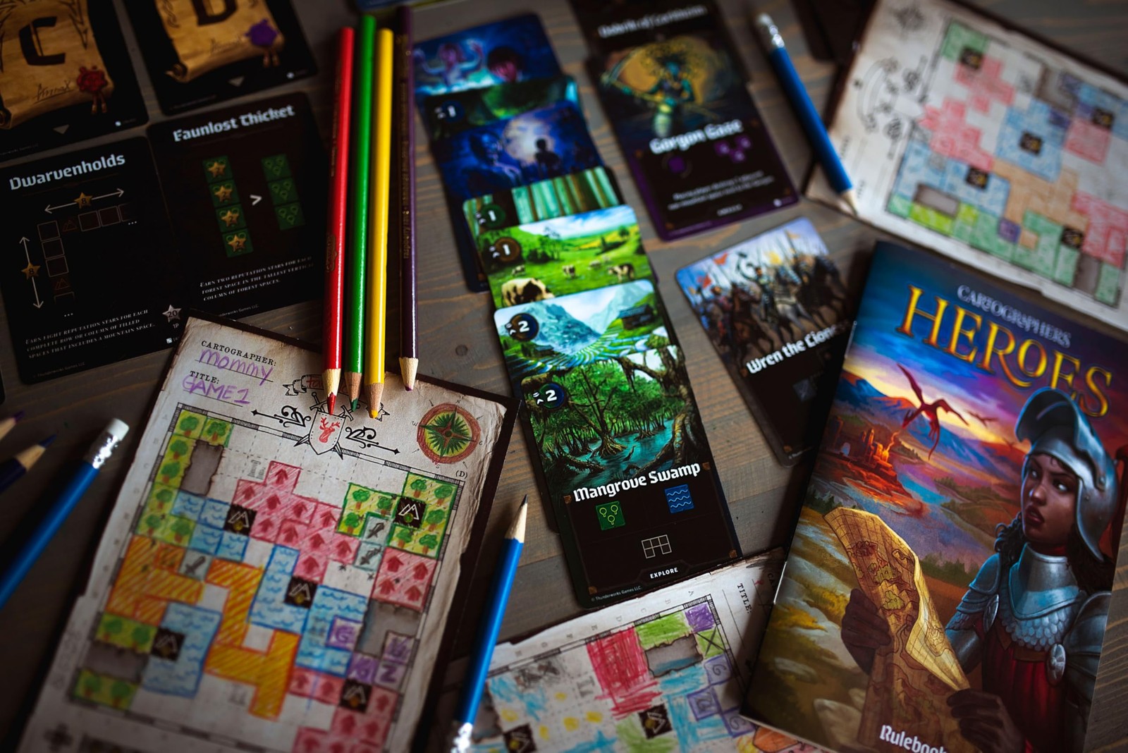 Cartographers Heroes Board Game | Standalone Expansion & Core Game | Award-Wi…
