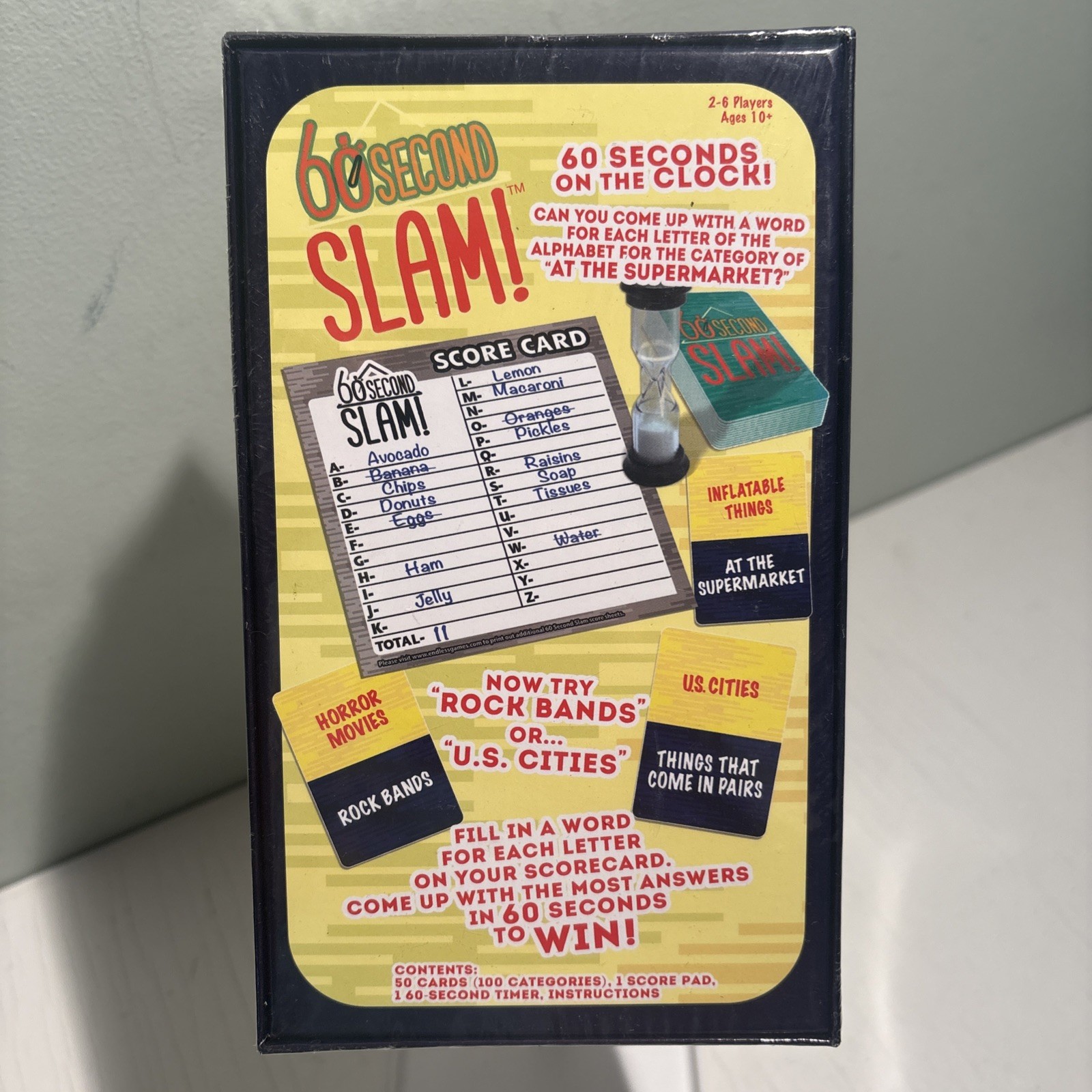 60 Second Slam! – Family Board Game