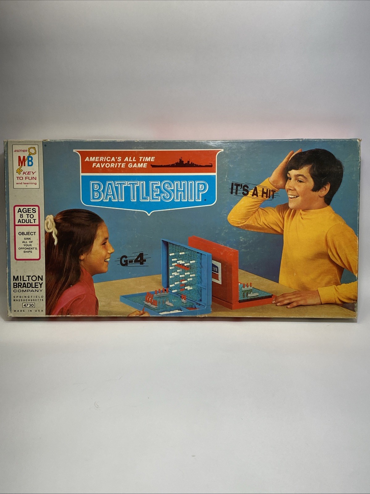 Battleship – Milton Bradley – Classic Naval Strategy Game – Complete – Vtg 1971