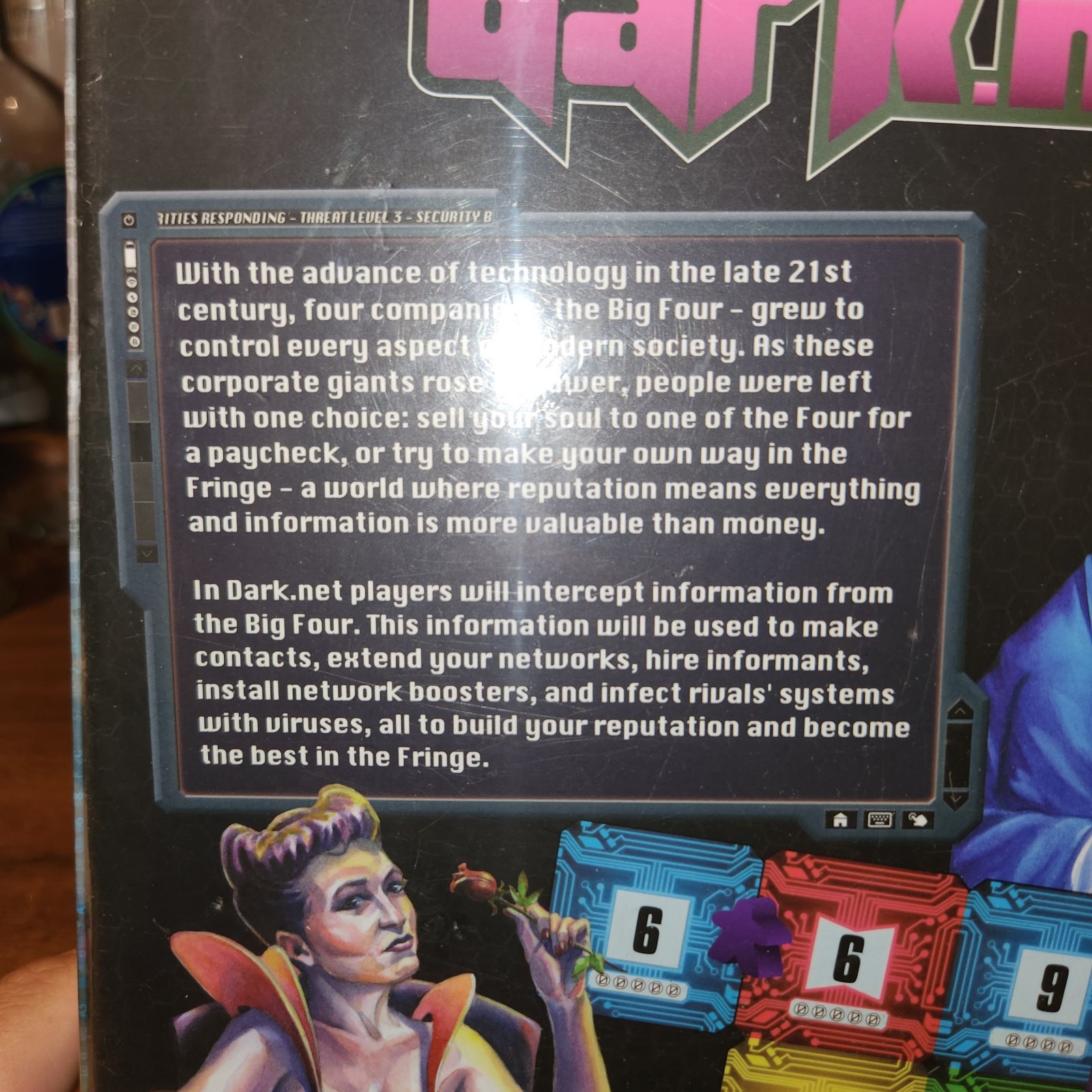 NEW Factory Sealed Dark.net Board Game by NECA Fantasy