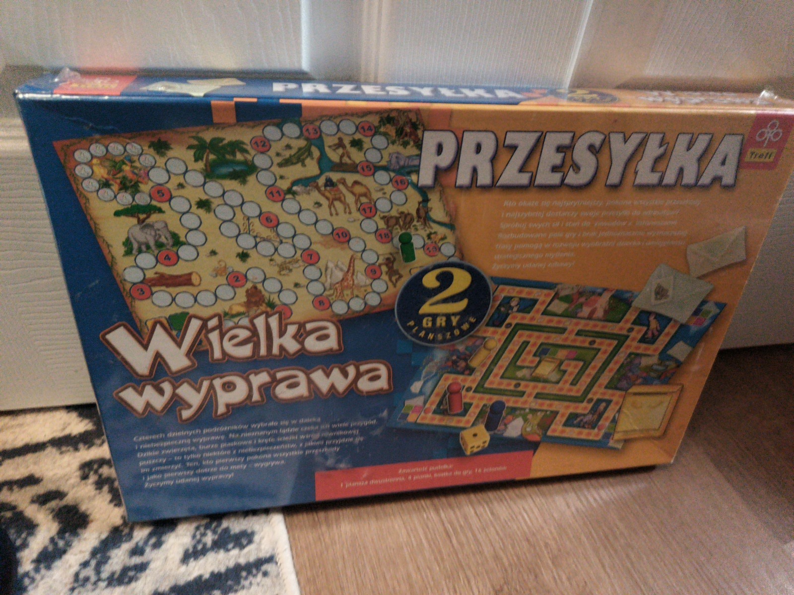 Przesylka Wielka Wyprawa Board Game Polish Sealed Number of players: 2-4