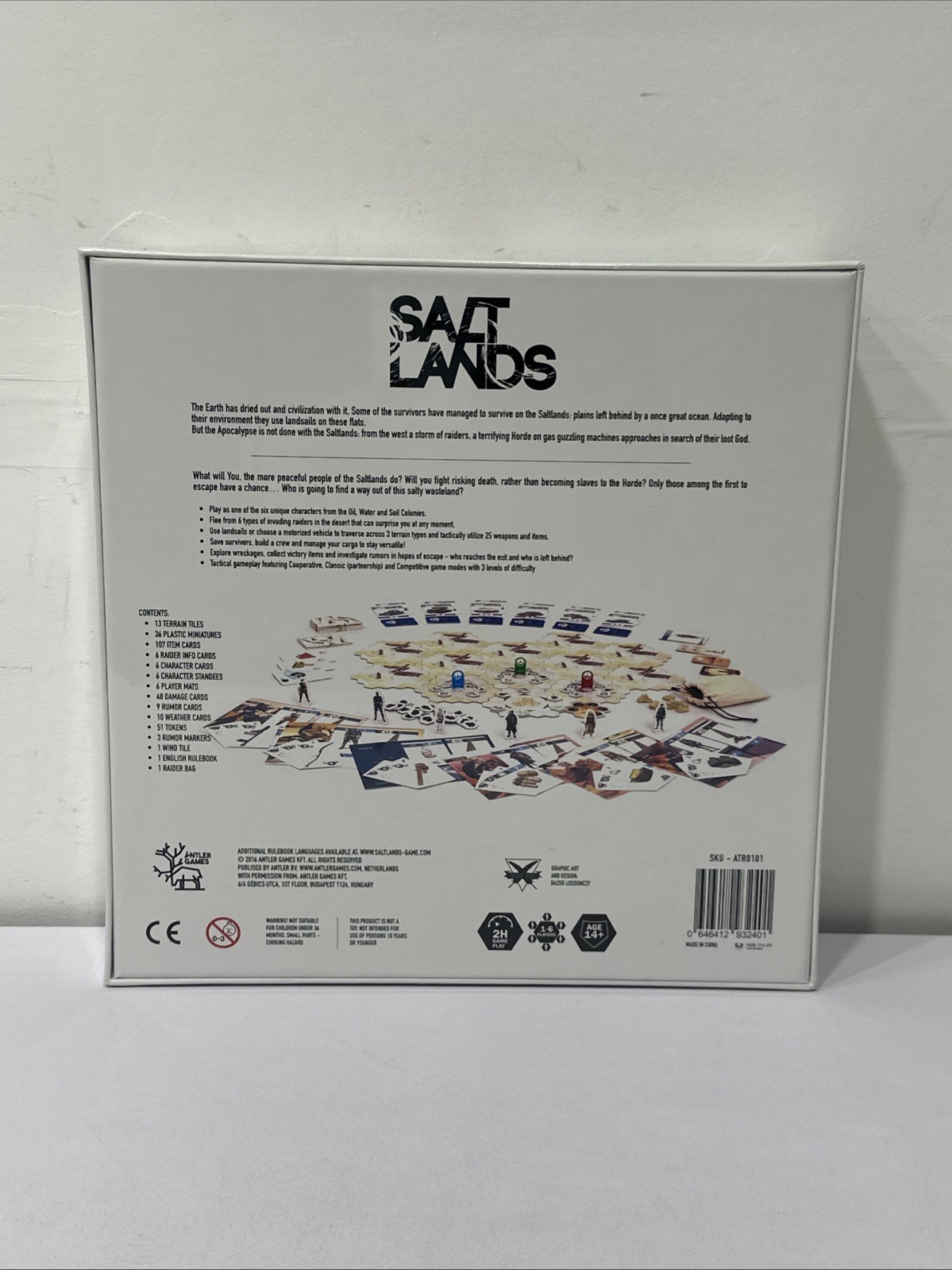 SALT LANDS & LOST IN DESERT EXPANSION BOARD GAME | GERGELY KRUPPA; ANTLER