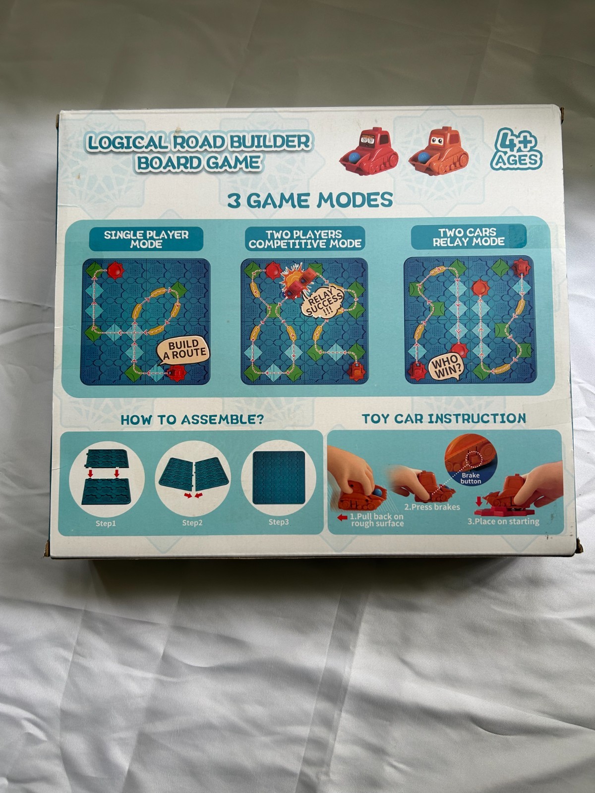 Logical Road Builder Board Game Kids Board Game Ages 4+ Learn In Play