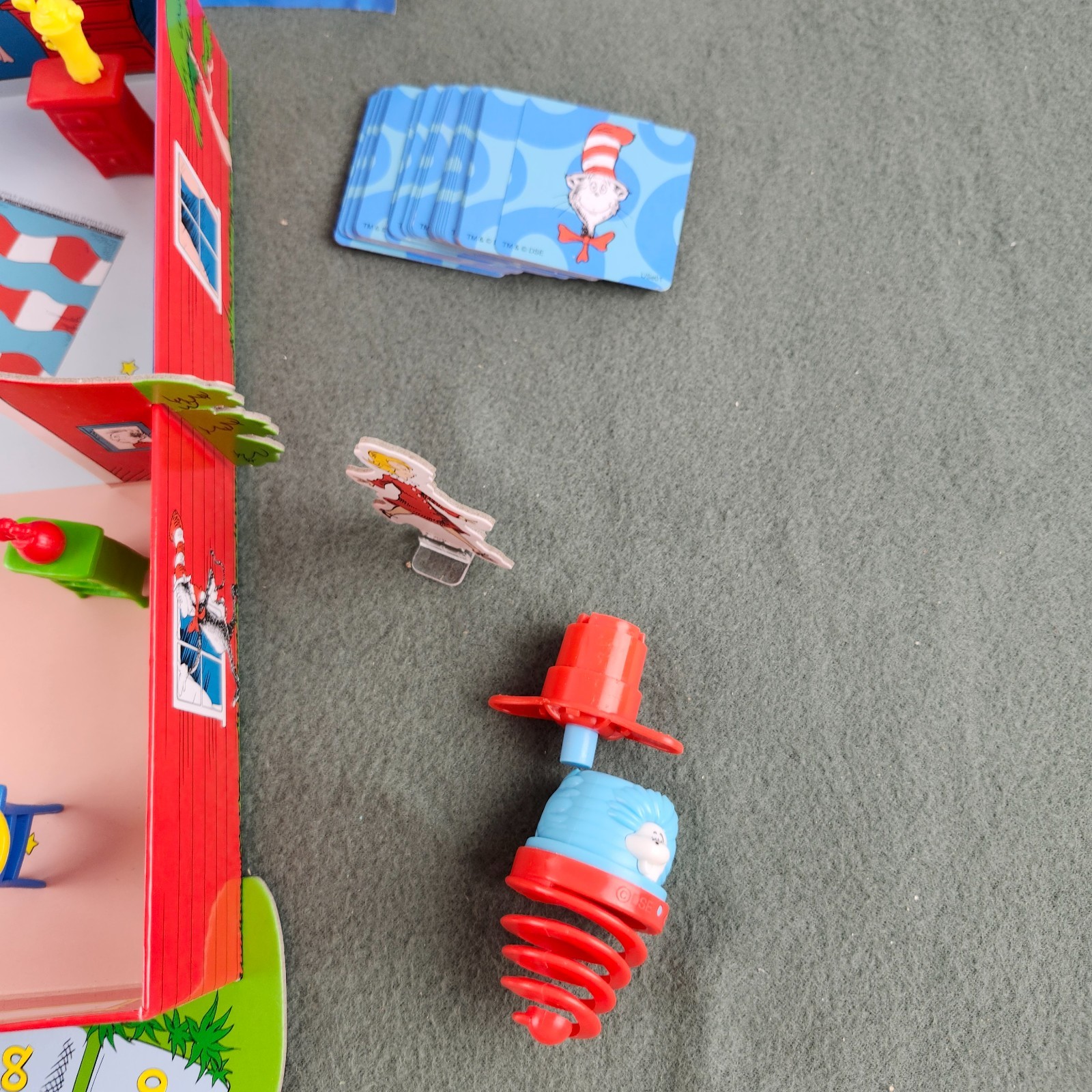 Dr. Seuss Whirly Fun Game COMPLETE Wonder Forge 2016 Kids Family Cat in the Hat