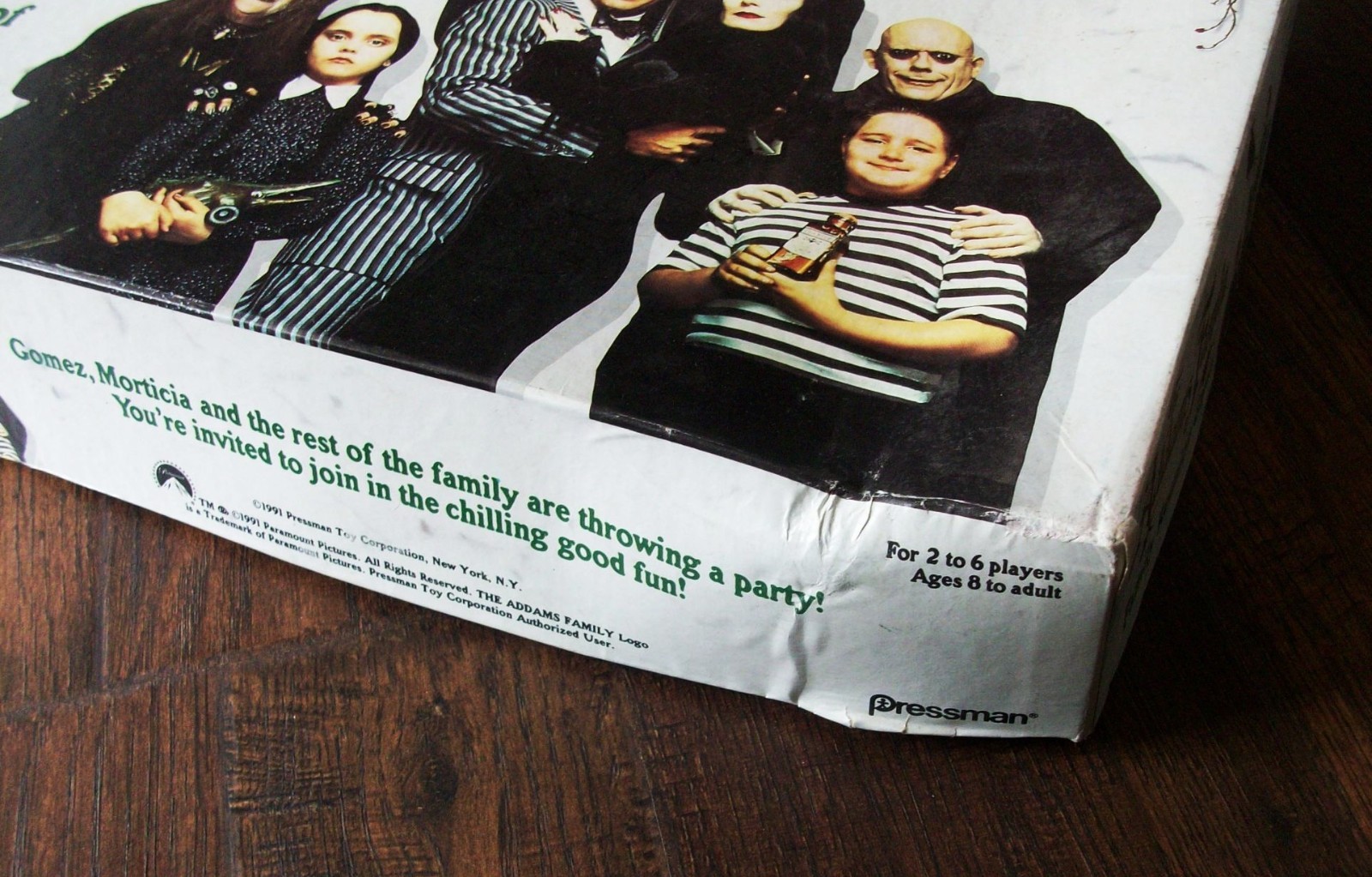 The Addams Family Reunion Board Game 1991 Pressman TV Movies Paramount Pictures