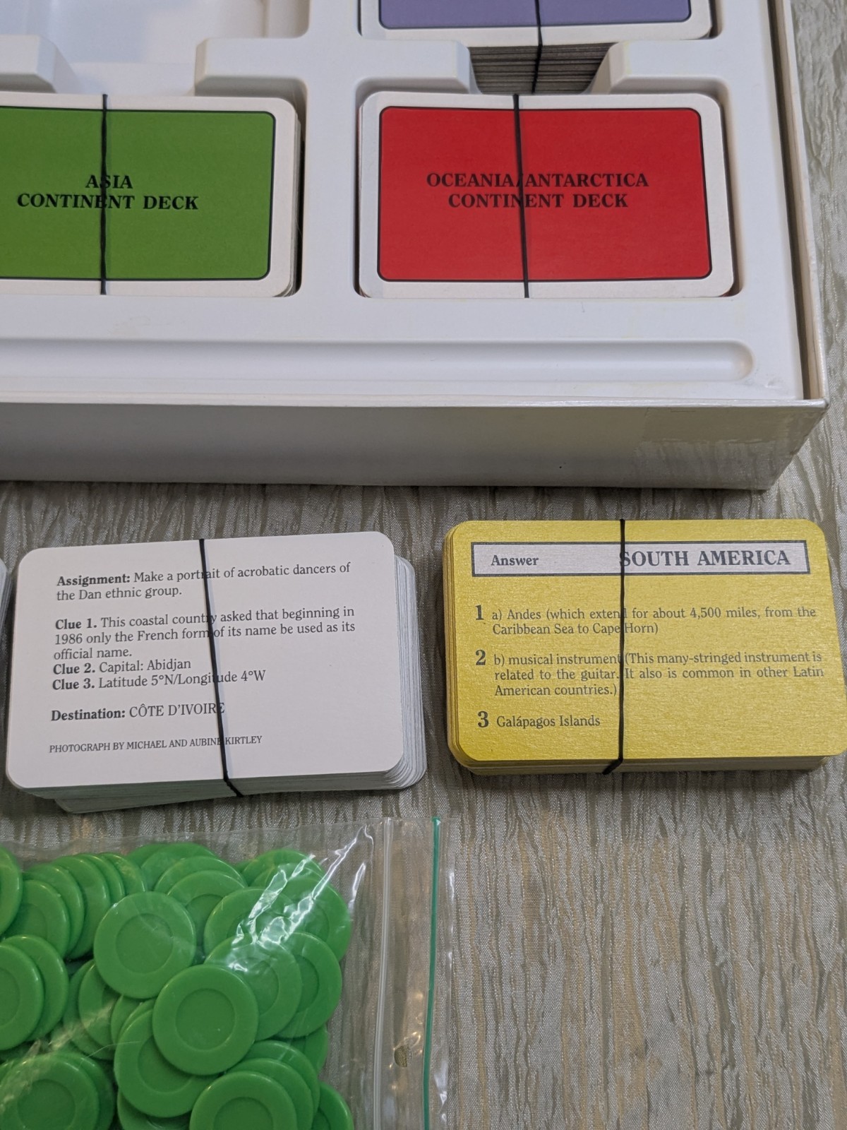 On Assignment with National Geographic Board Game Complete 1990 Vintage Game Fun