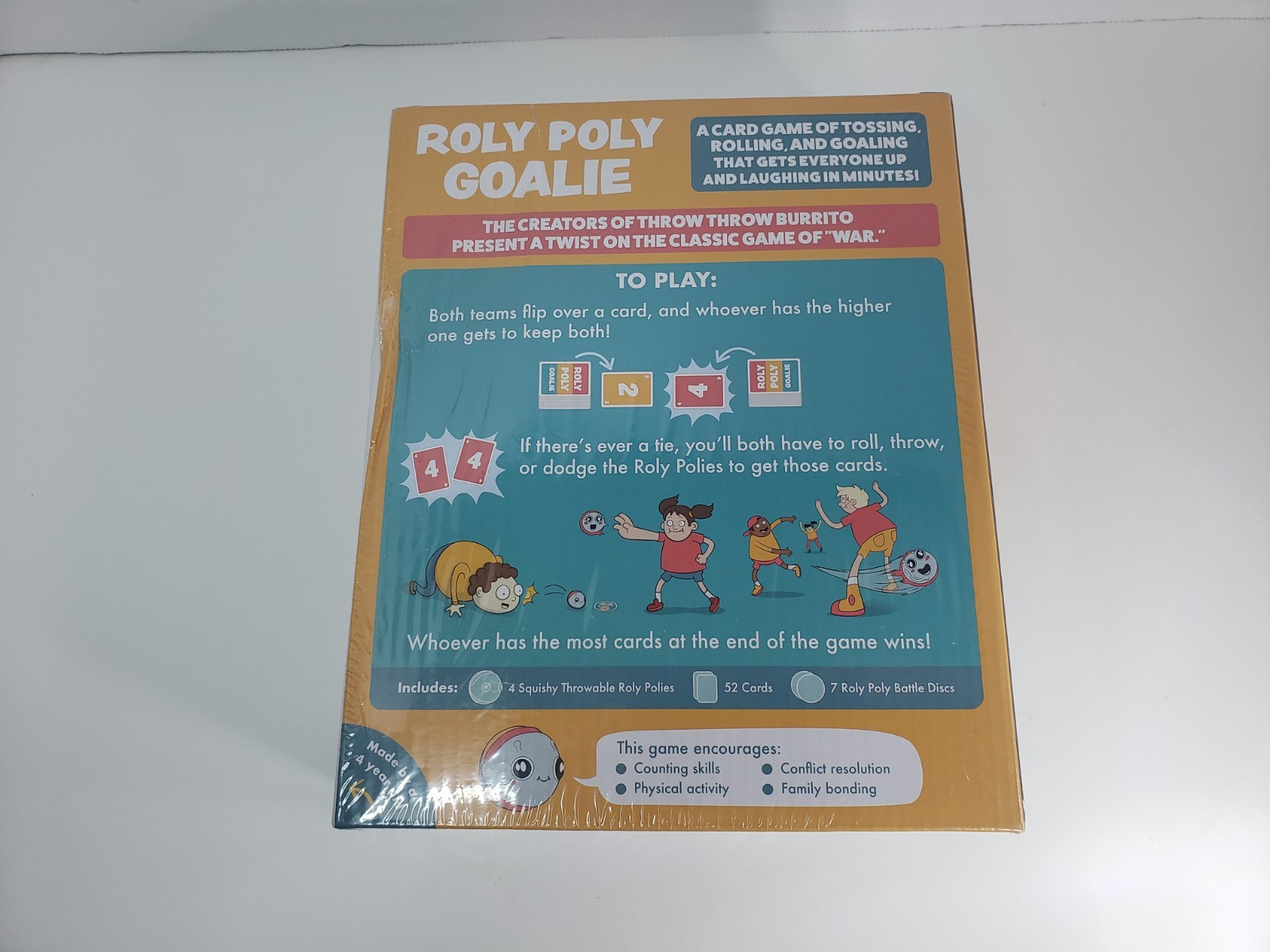 Kitten Games Roly Poly Goalie Board Game Family Bonding Counting Skills New