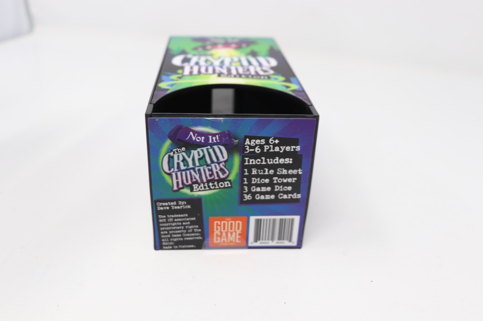 Cryptid Hunters Halloween Good Game Company Not It! Not It! Dice Card Box Game