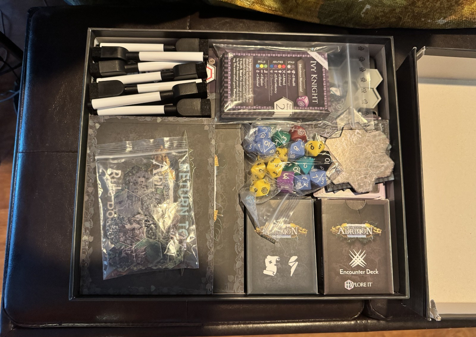 Hexplore It! Forests of Adrimon w/ Return Exp Living Card and Encounter decks