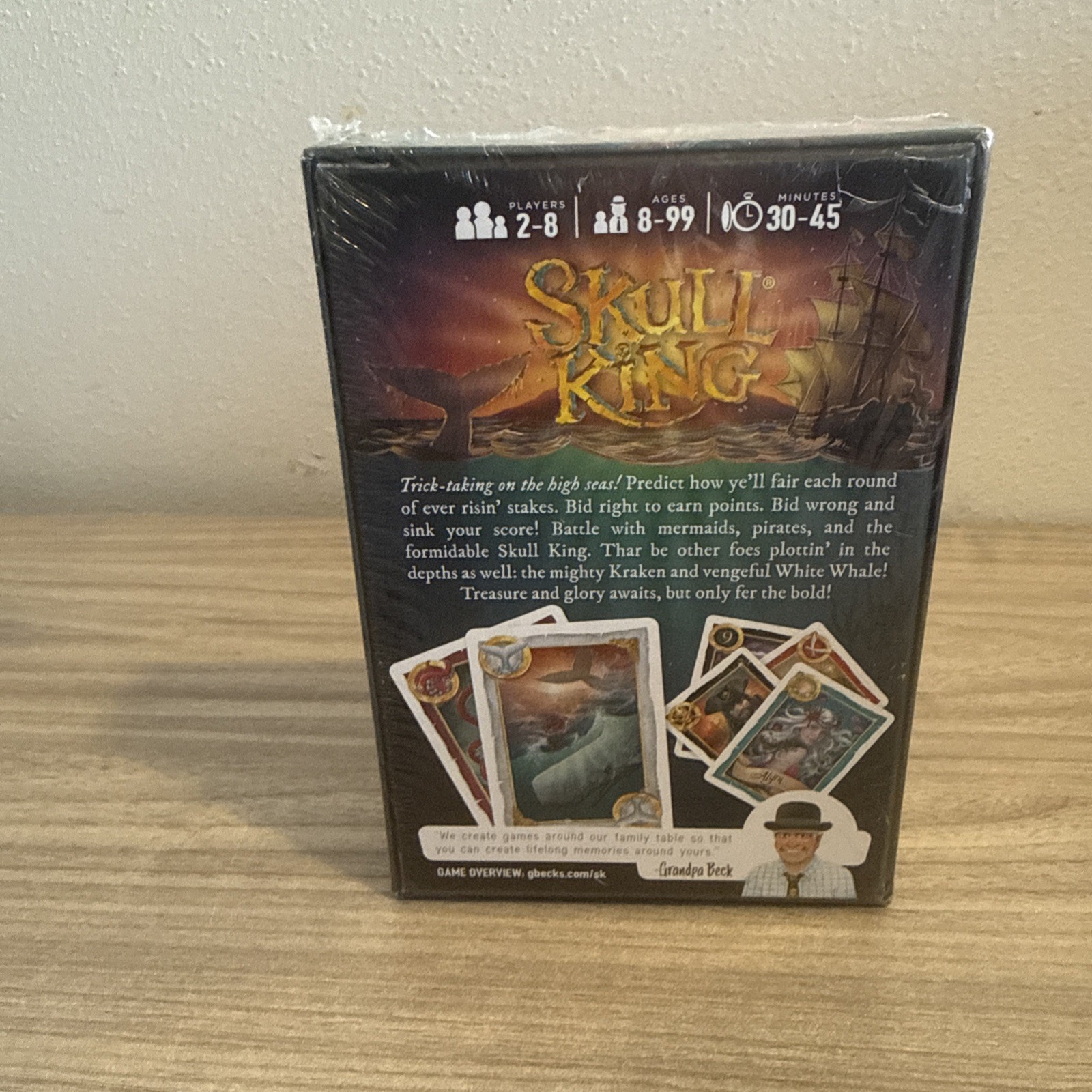 Grandpa Beck’s Skull King Card Game 2021 Edition New Sealed MINT