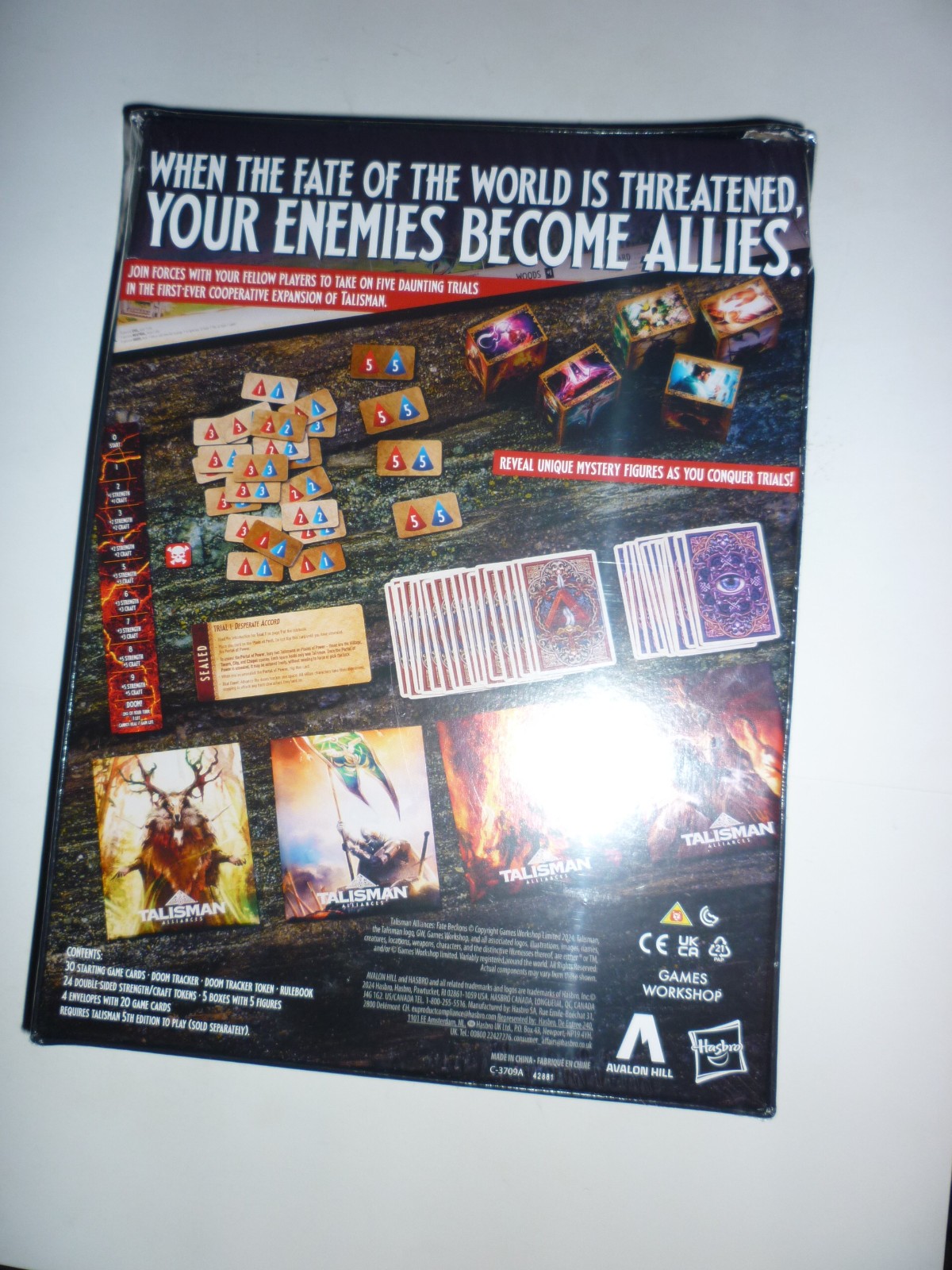 Talisman Alliances Fate Beckons 5th Edition Expansion Co-Op Gameplay