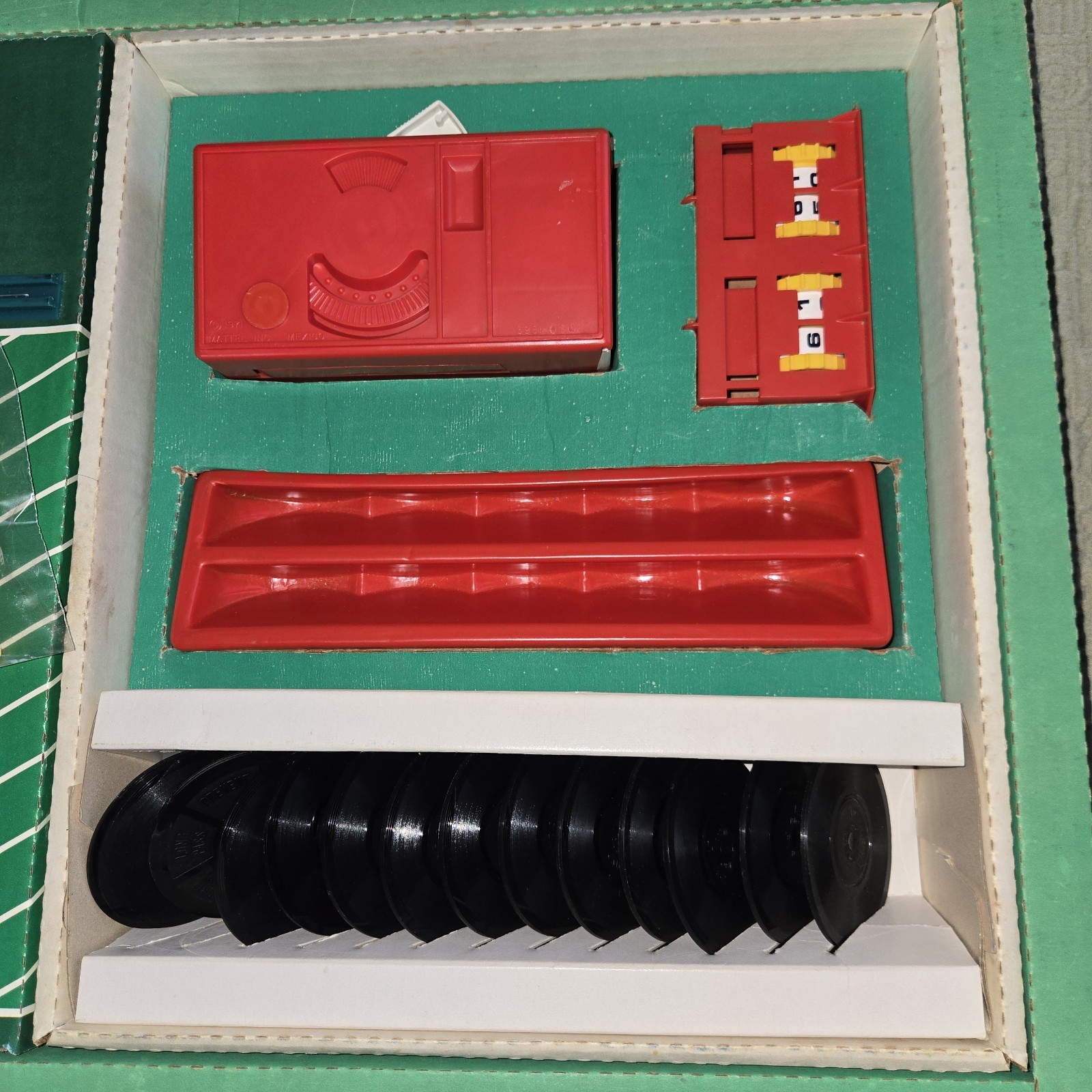 Mattel Talking Football Game – 1971 – Hear It Happen – COMPLETE- WORKING