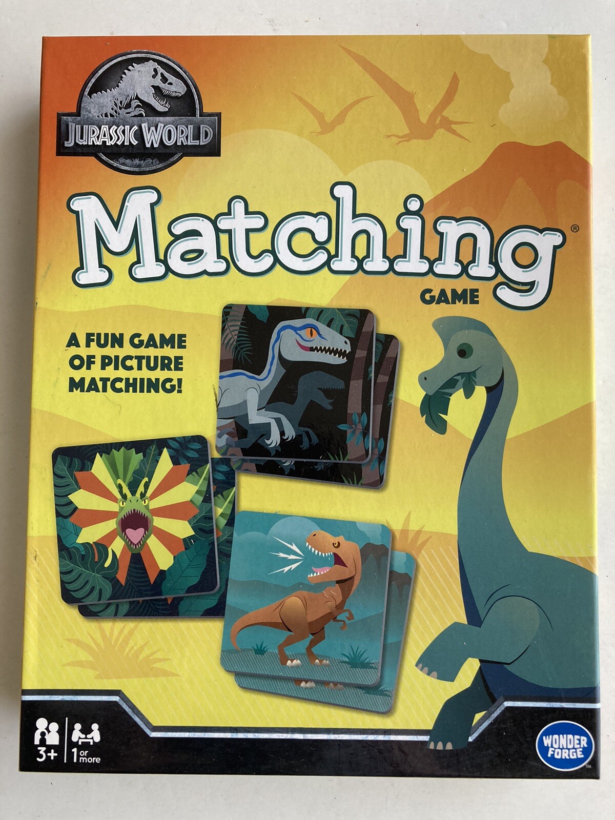 Wonder Forge Jurassic World Matching Game