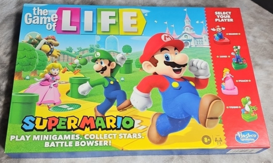 Life: Super Mario Edition board game New** Sealed
