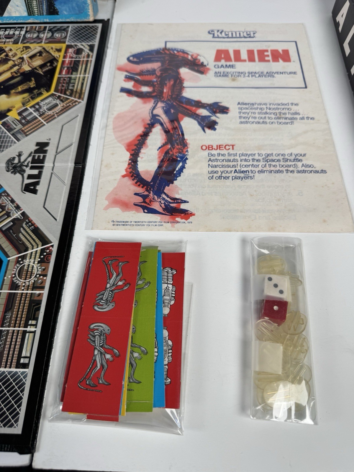 ALIEN Board Game 1979 Kenner – Vintage & Complete!! Never Played! Sealed Pieces!
