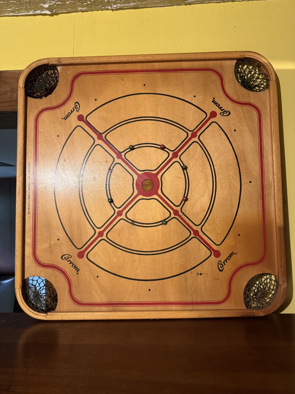Vintage Carrom Game Board Merdel Good Condition 1970s