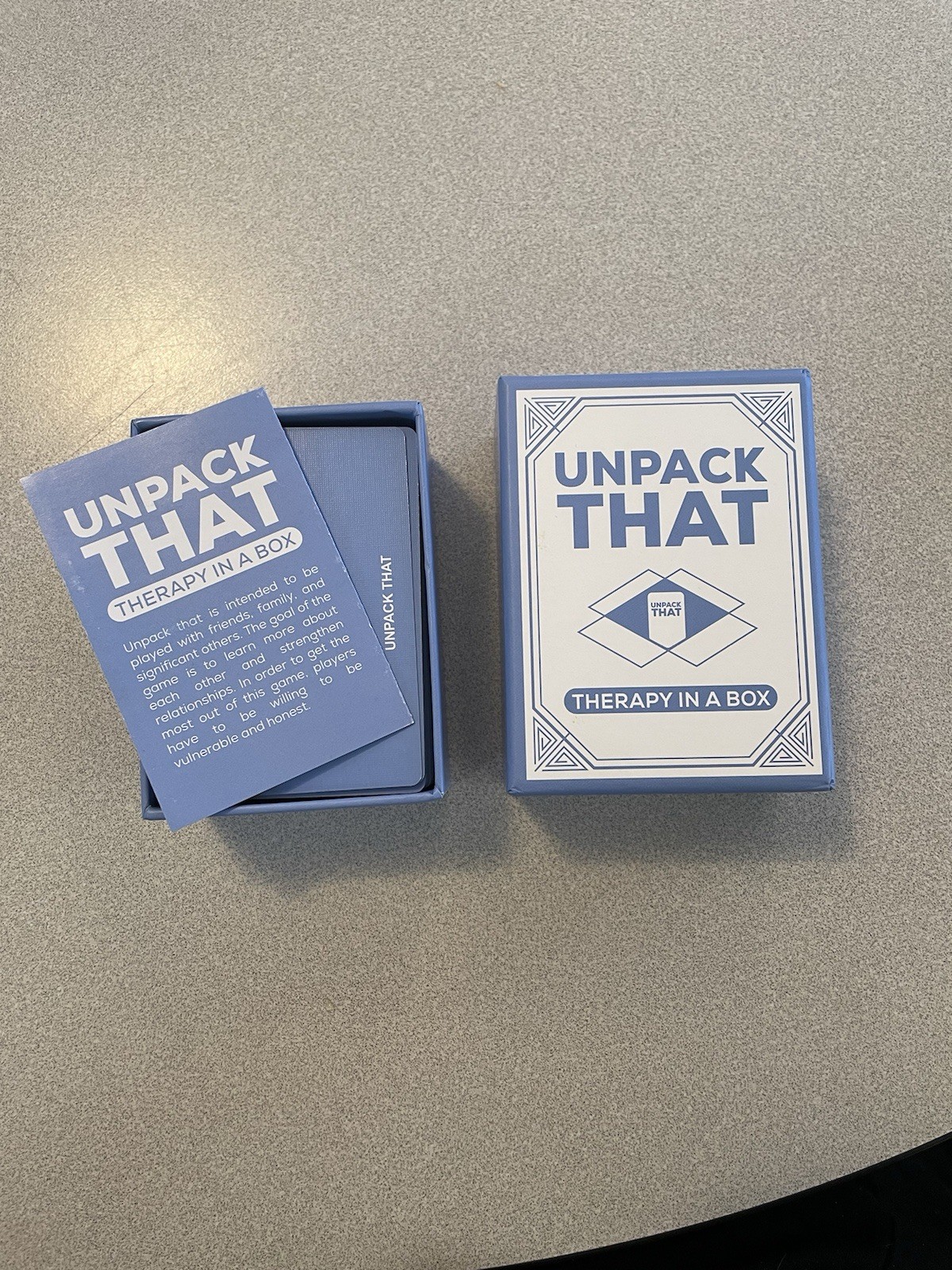 UNPACK THAT: THERAPY IN A BOX Card Deck