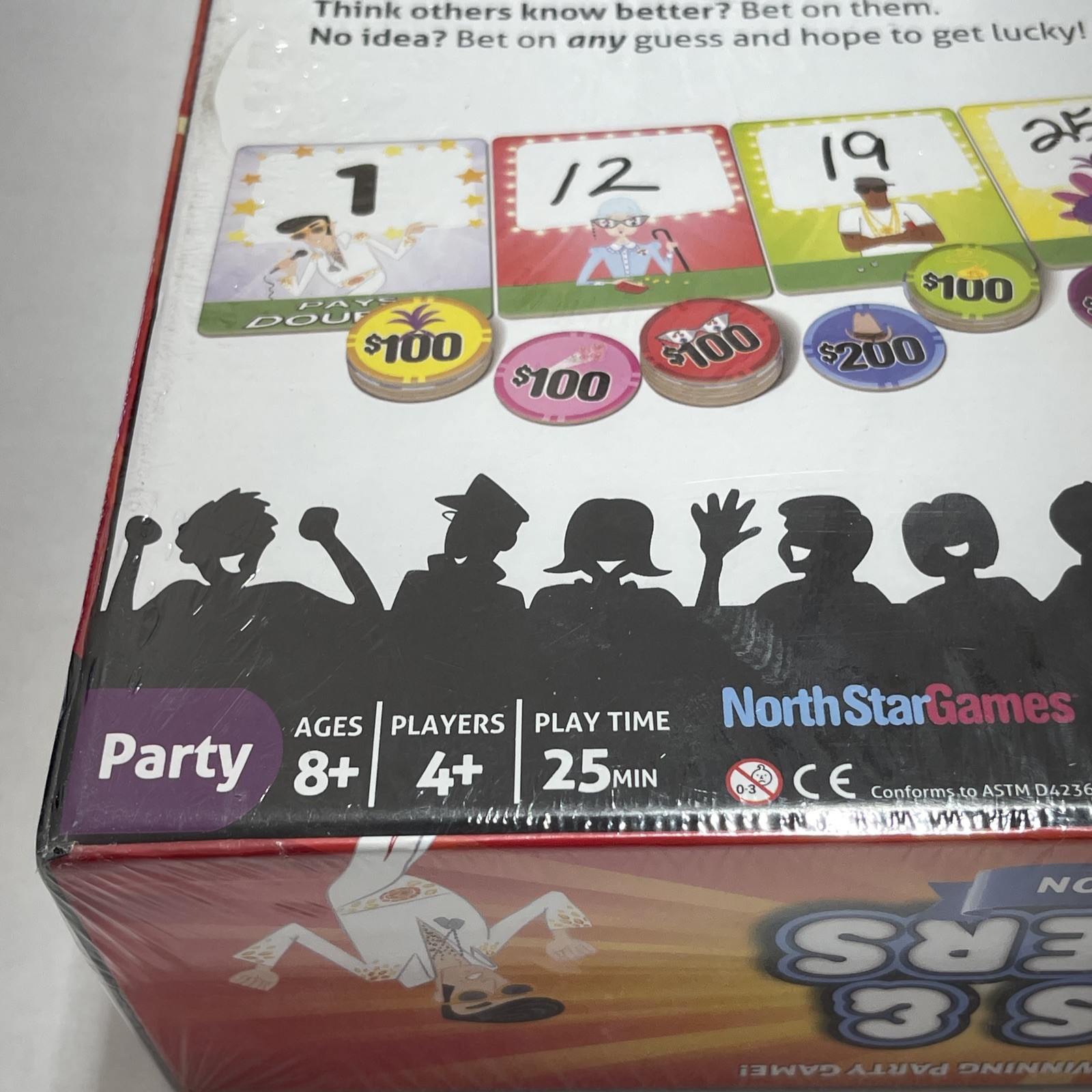 WITS & WAGERS Party Edition Game BRAND NEW SEALED North Star Games 4+ Players