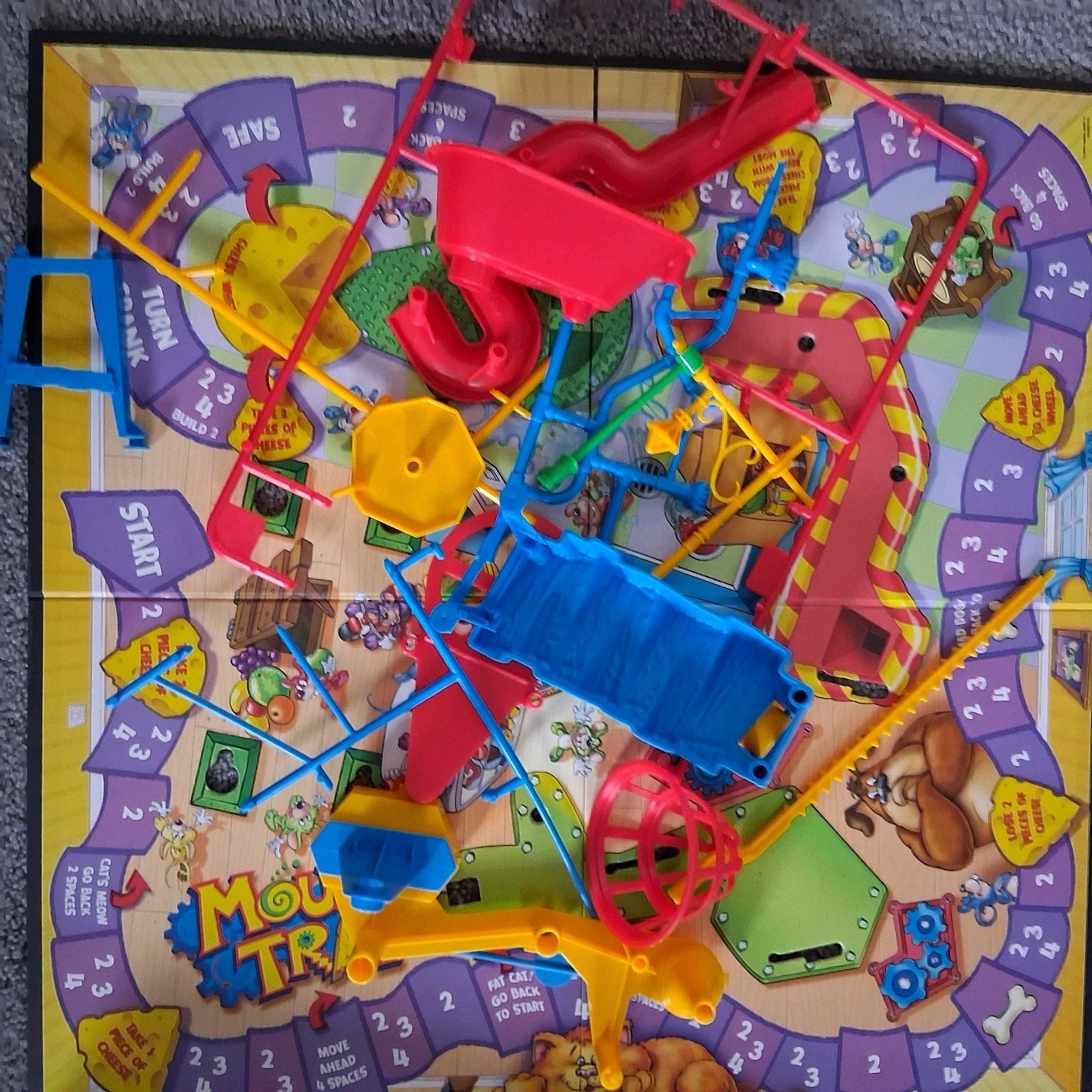 VTG Mouse Trap Board Game Milton Bradley Kids 2005 Classic Retro Game – Complete