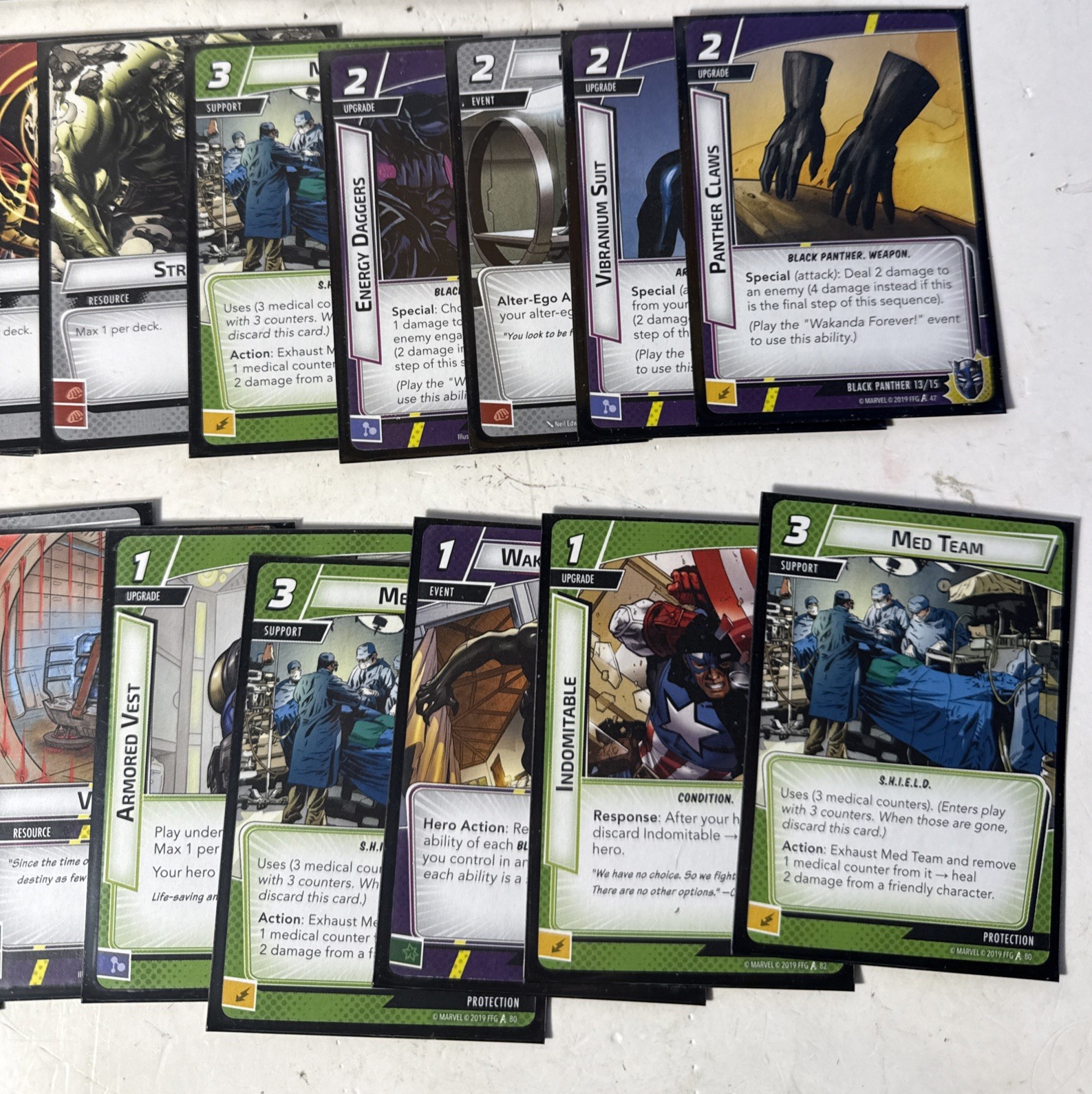 Black Panther Hero Pack Marvel Champions LCG (48 Cards + Art Sleeves)