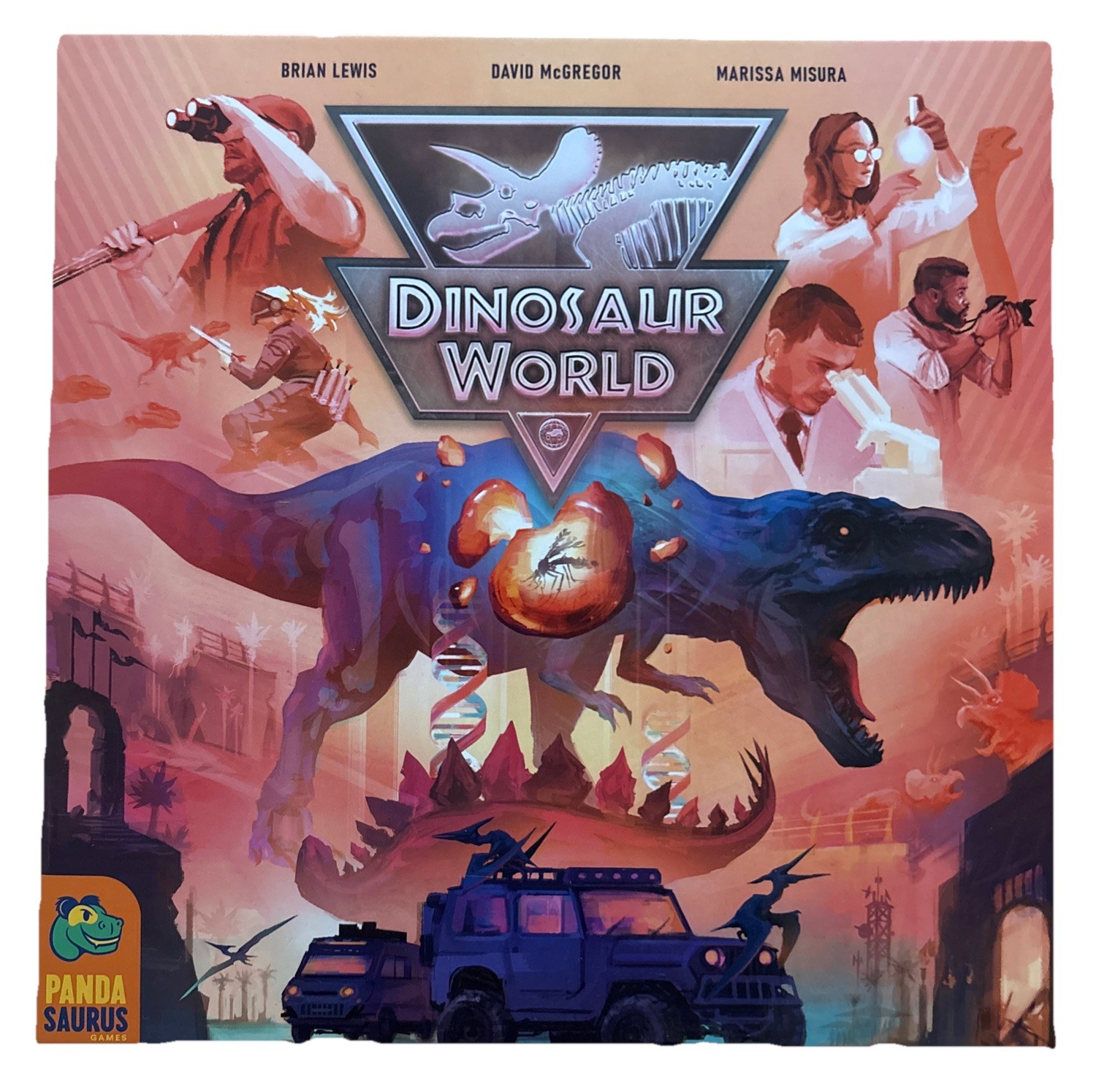 Dinosaur World Board Game. Open Box. Ages13+;1-4Players;60-120 Minutes
