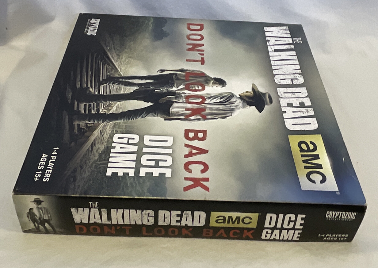 AMC The Walking Dead Don’t Look Back Dice Board Game Complete Clean