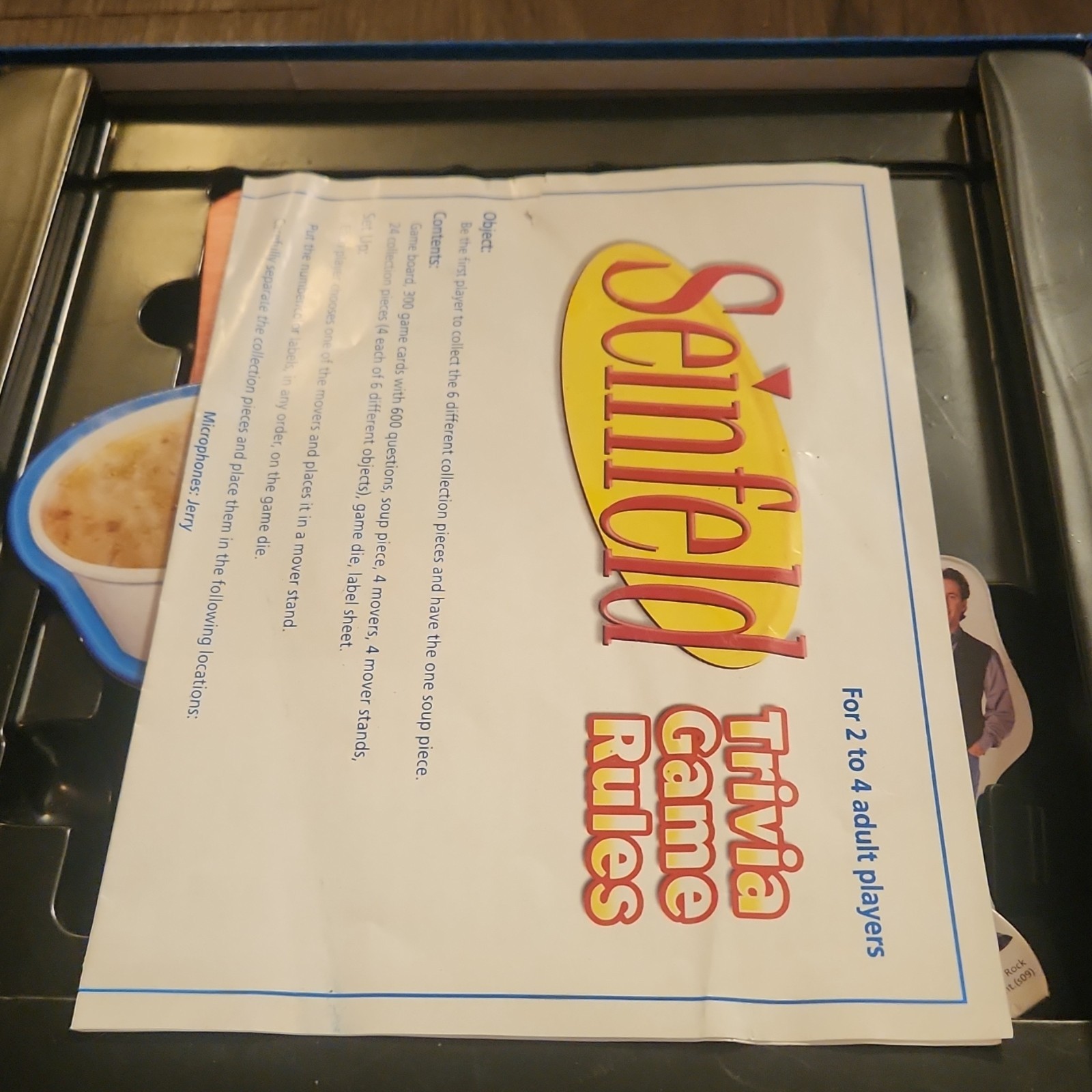 Pressman Seinfeld Trivia Game, Collectible, Custom Board, 2 Players, Adult, 2009
