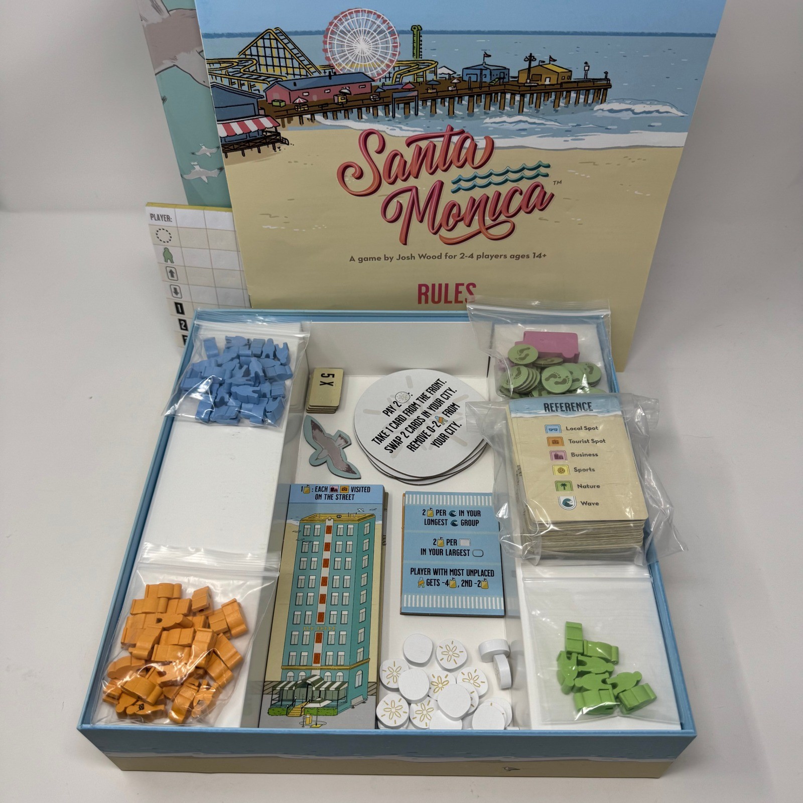 Santa Monica Board Game AEG7092 Alderac Entertainment Group Josh Wood 2-4P