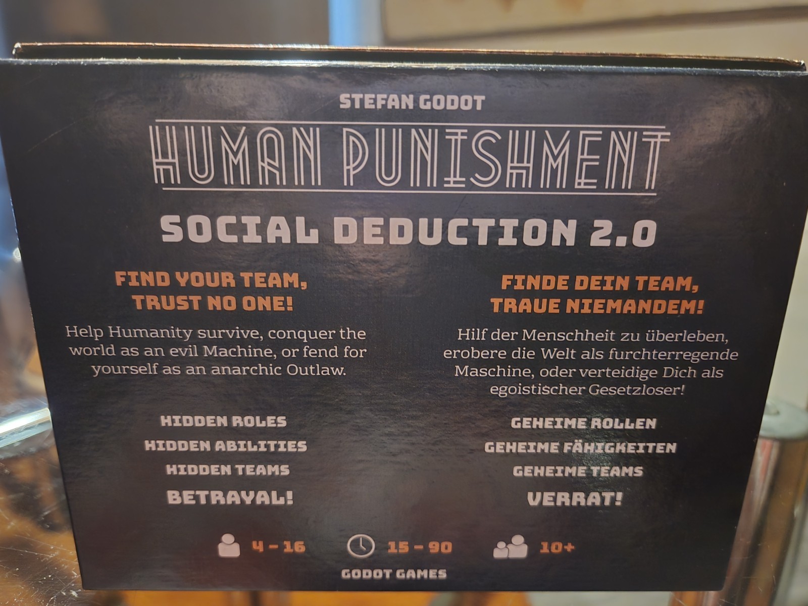 Human Punishment BLACK BOX EDITION Social Deduction 2.0 with HELL GATE Expansion