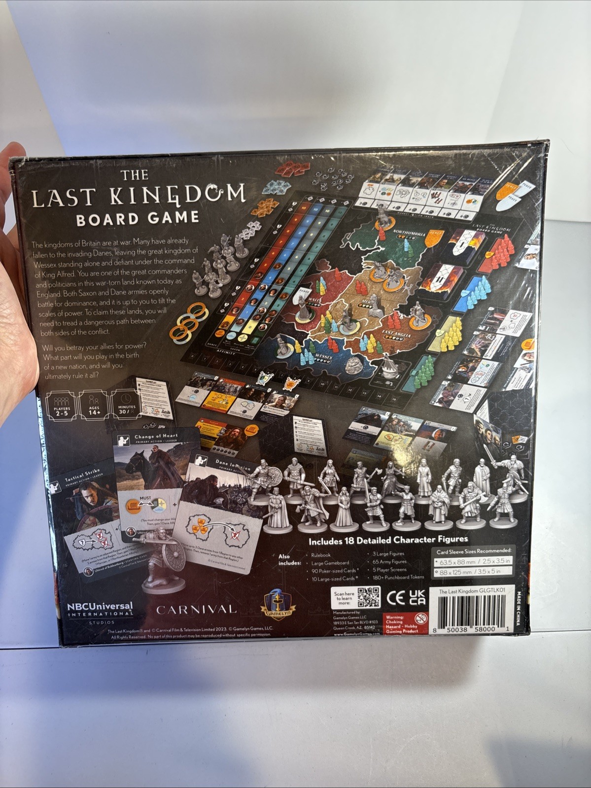 The Last Kingdom Board Game SEALED CORNER DAMAGE Netflix Strategy Gamelyn
