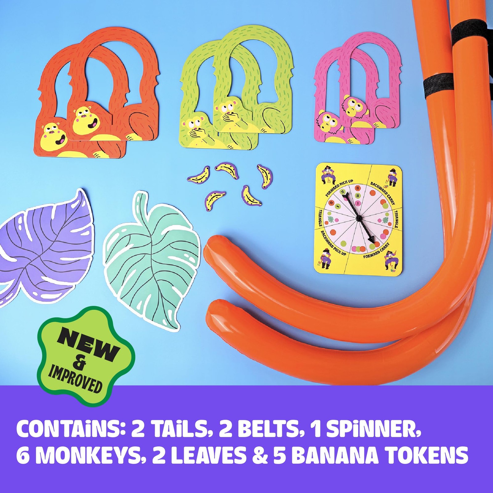 It’s Bananas! The Monkey Tail Game – Funny Family & Party Game for Kids & Adu…