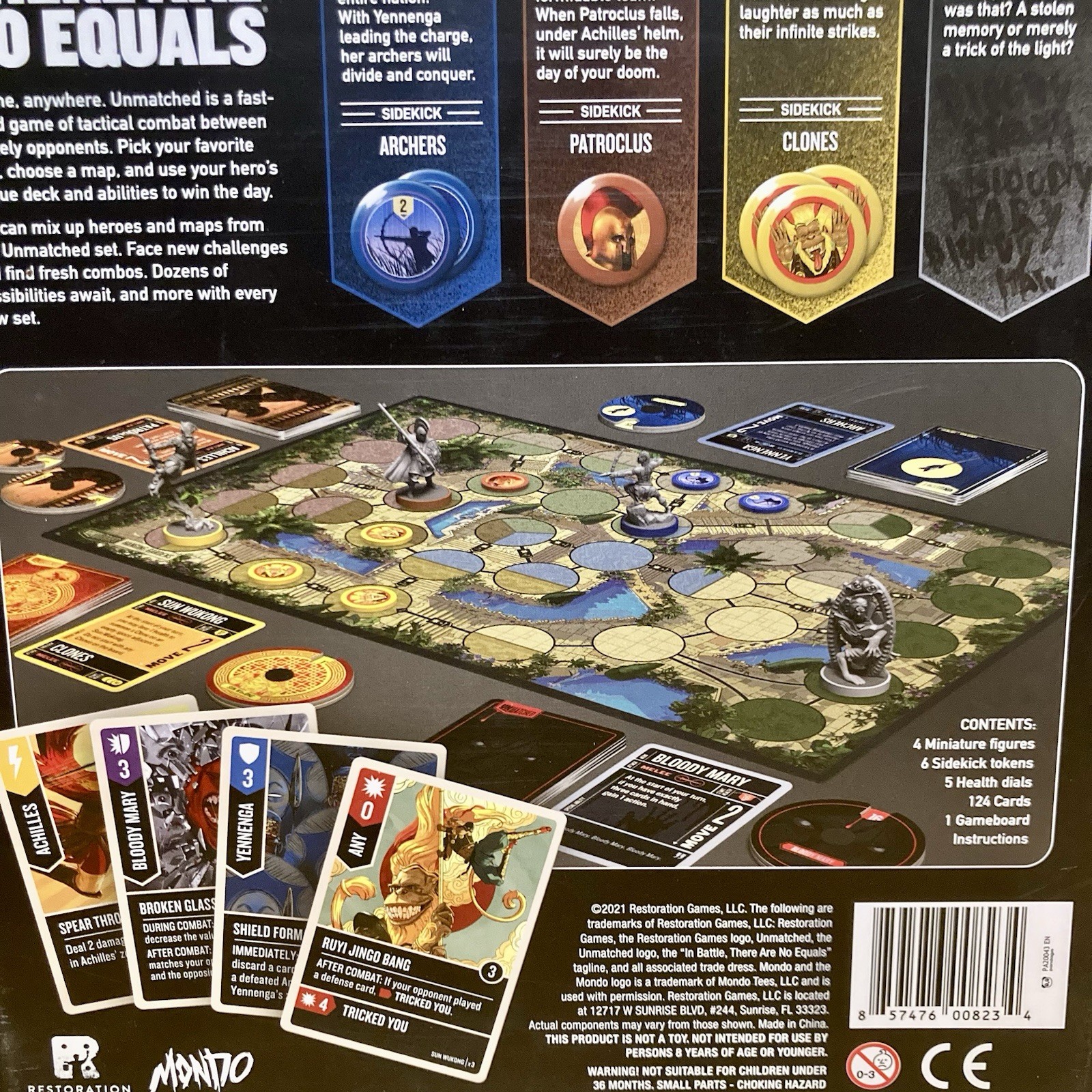 Unmatched, Battle Of Legends Volume Two, Board Game Complete – Restoration Mondo