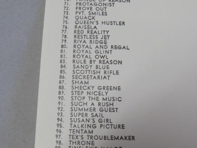 Vintage APBA Sports American SADDLE HORSE RACING Game & 1973 SECRETARIAT Season