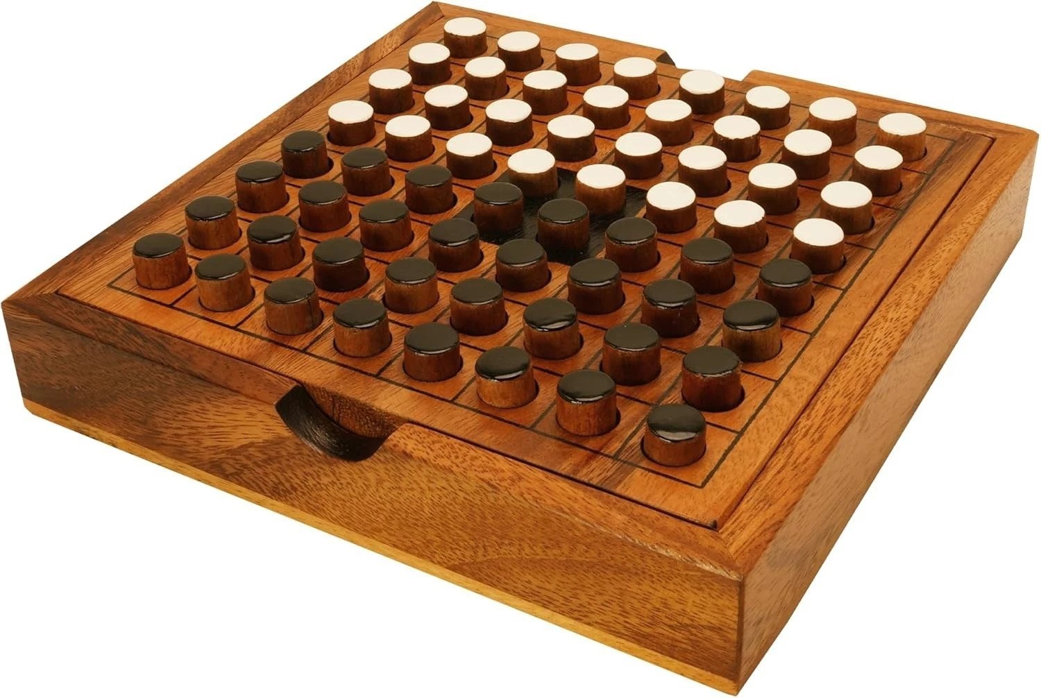 Wooden Othello Board Game – Stylish Decor and Educational Strategy for Families