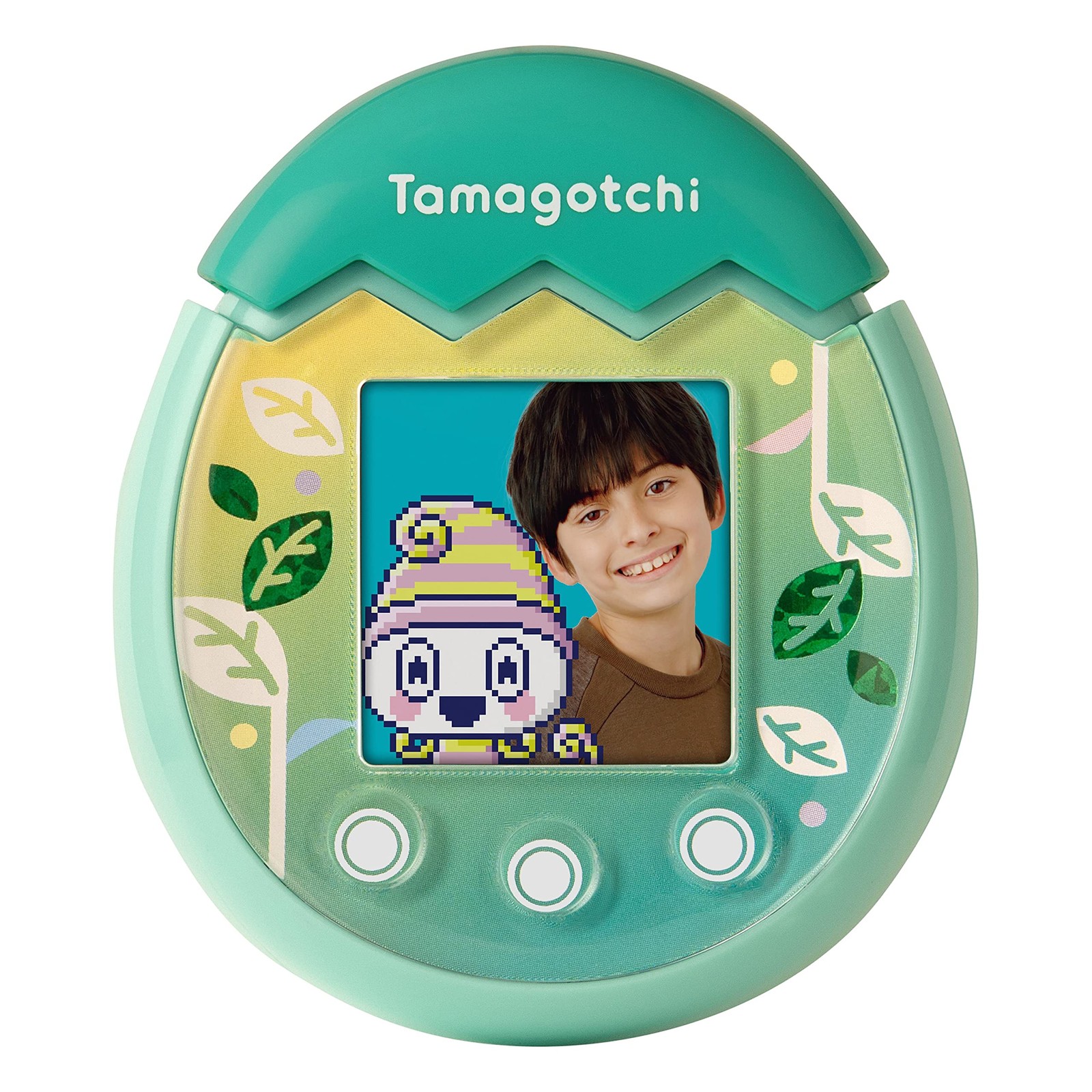 Tamagotchi Pix Digital Pet 1.5 W x 2.4 L 2.8 H Nature Green 42904